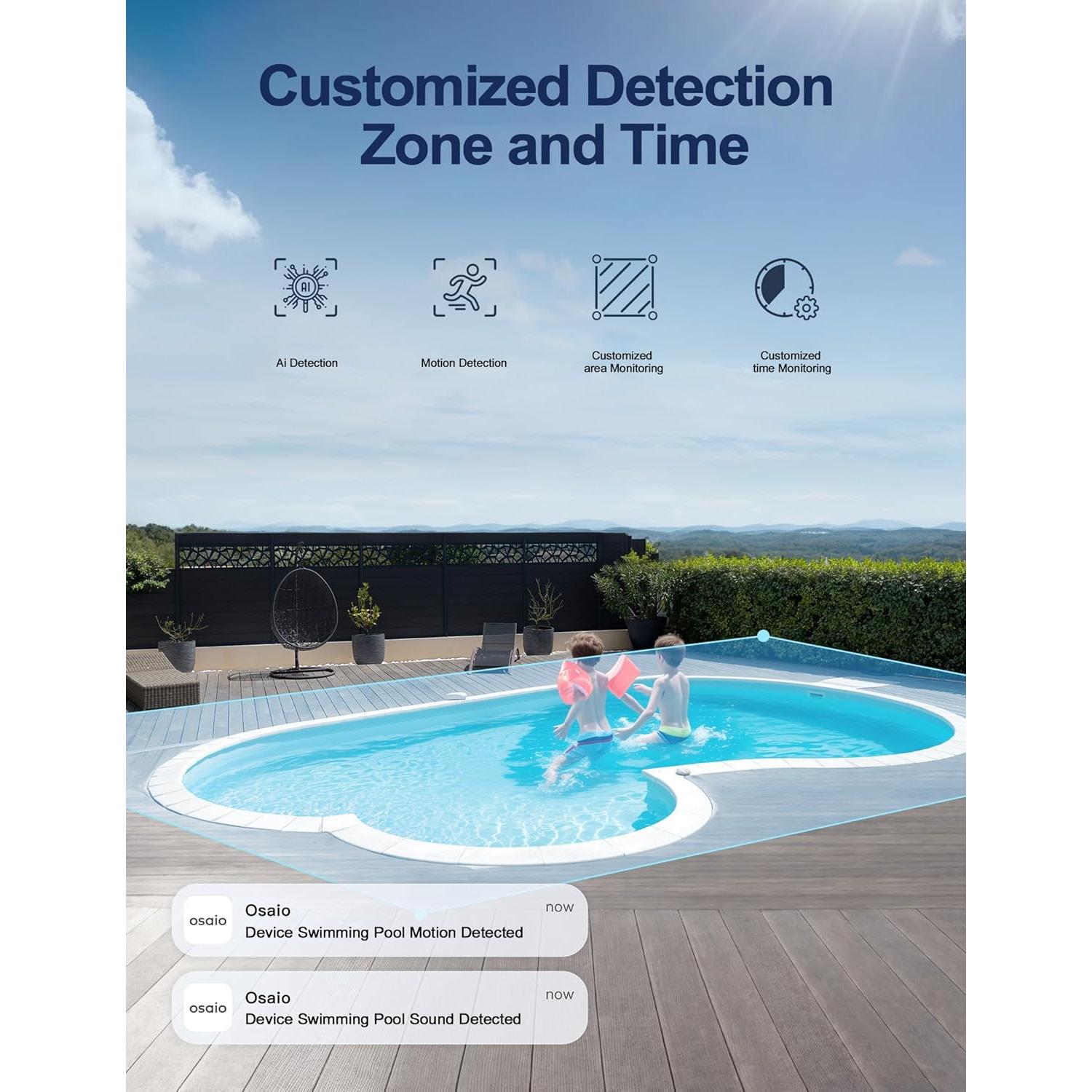 Cámara de Seguridad Exterior GNCC GT1PRO 2K IP65 con Audio