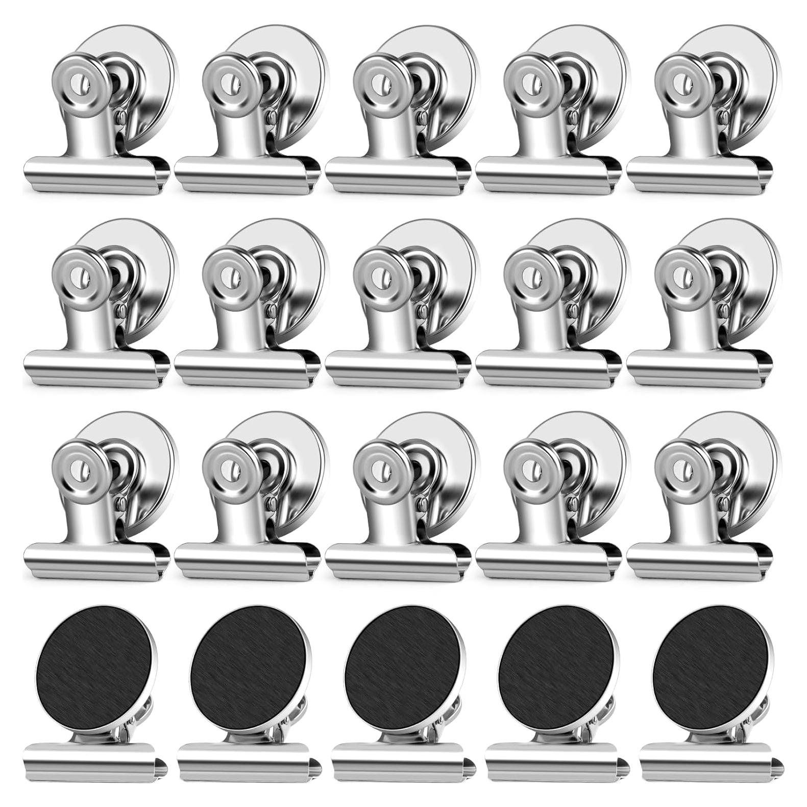 Paquete de 20 Imanes de Nevera WUDIME Clips Magnéticos