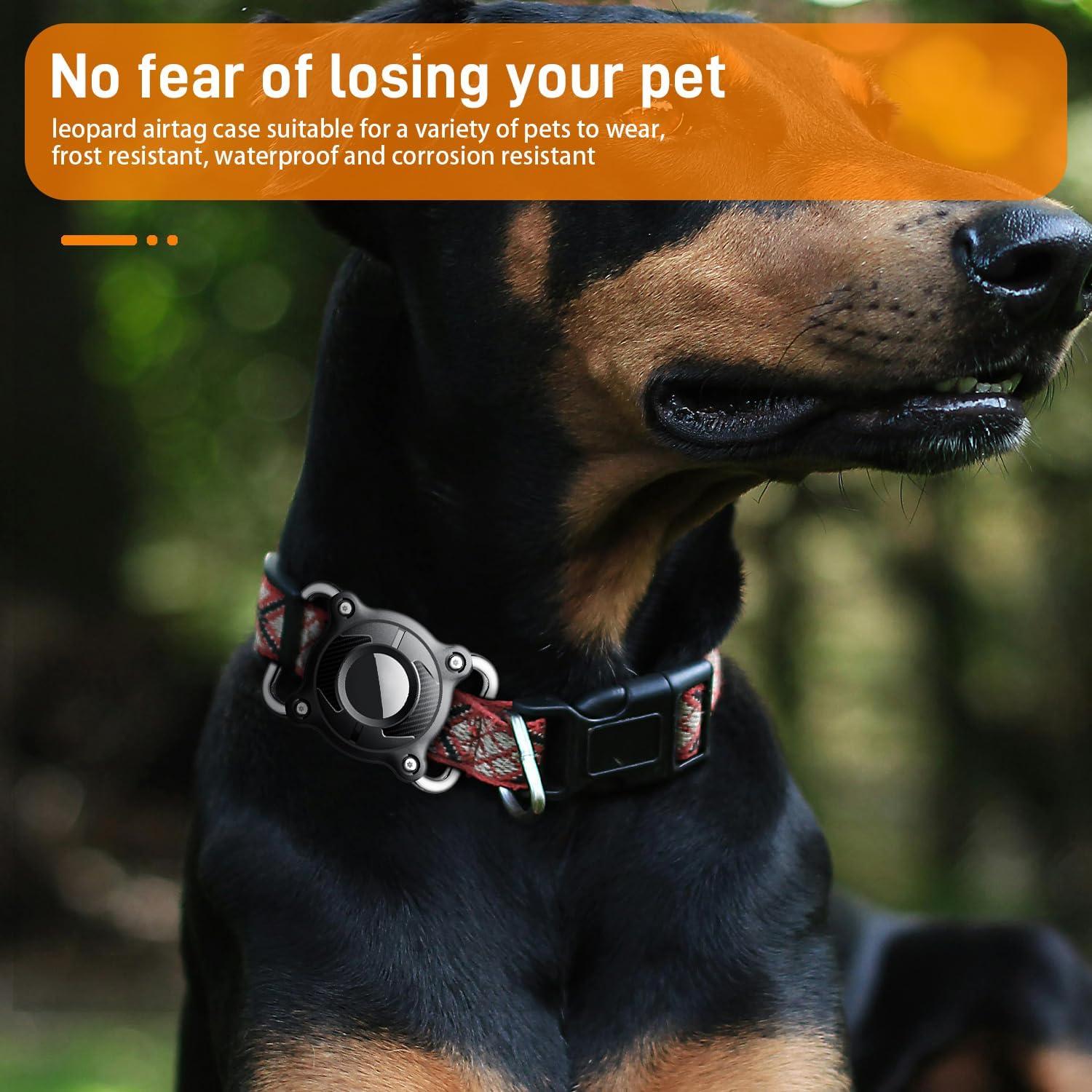 Soporte impermeable para Air Tag de perro IPUPLAR - 2 paquetes