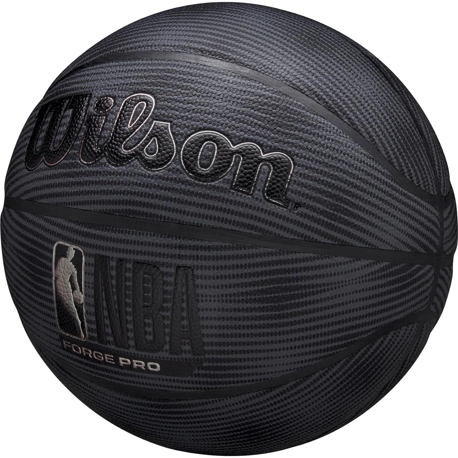 Balón de Baloncesto WILSON NBA Forge Pro Tamaño 7 Negro
