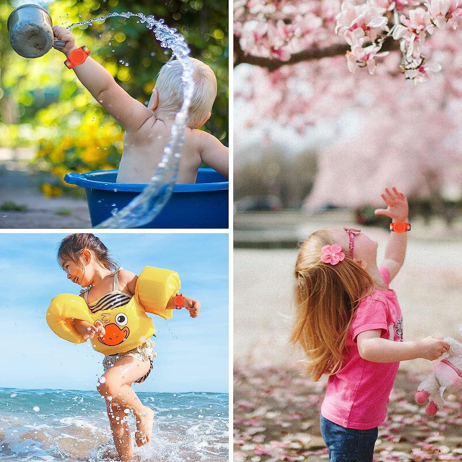 Paquete de 2 pulseras protectoras para AirTag Yiurcy - Arcoíris