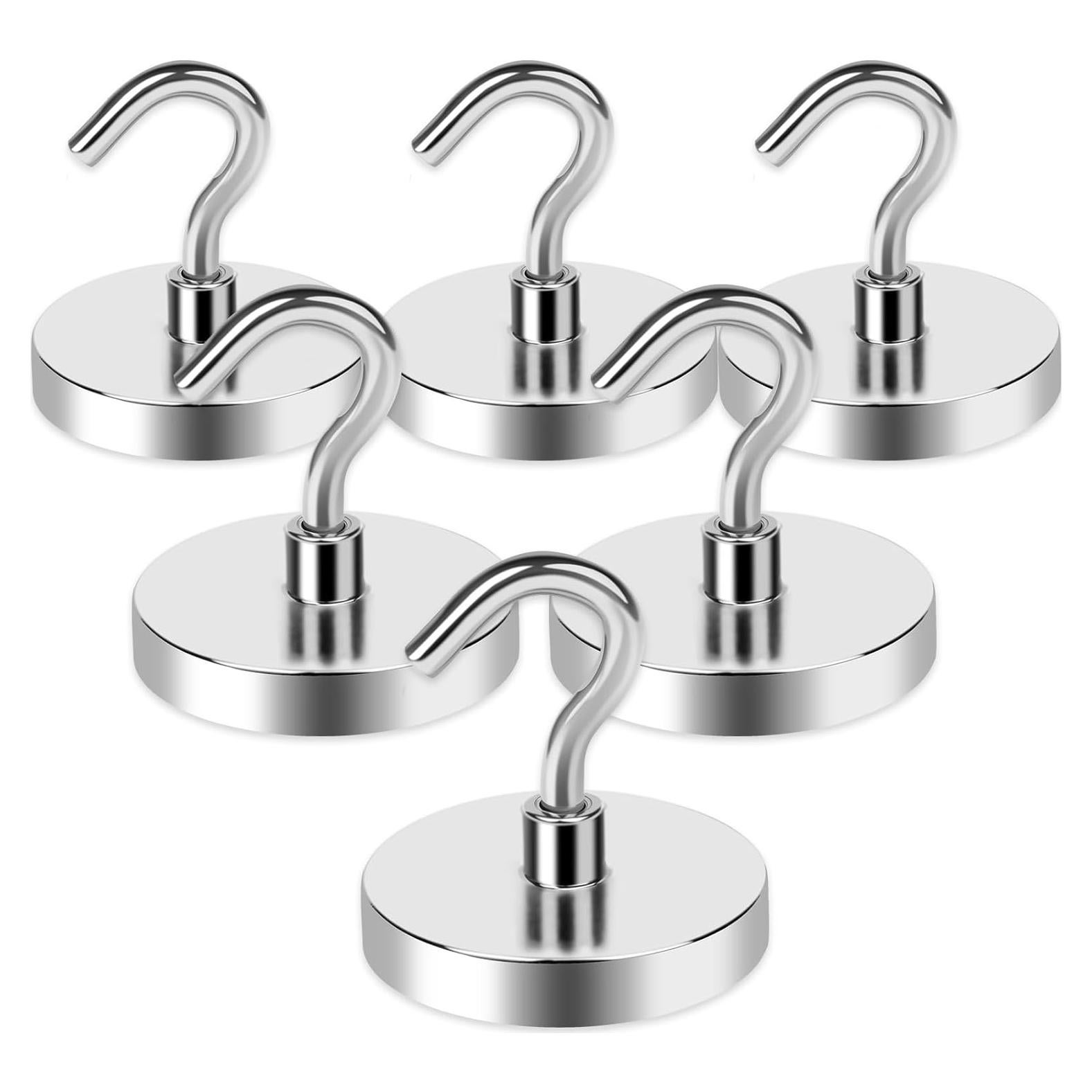 Ganchos Magnéticos LOVIMAG 100kg Alta Resistencia 6 Pcs