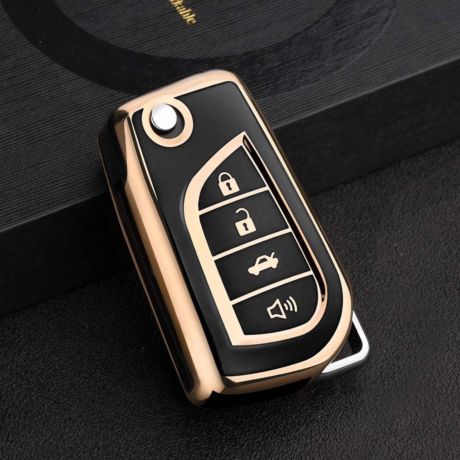 Funda de llavero ELOHEI para Toyota 2018-2022 - TPU suave