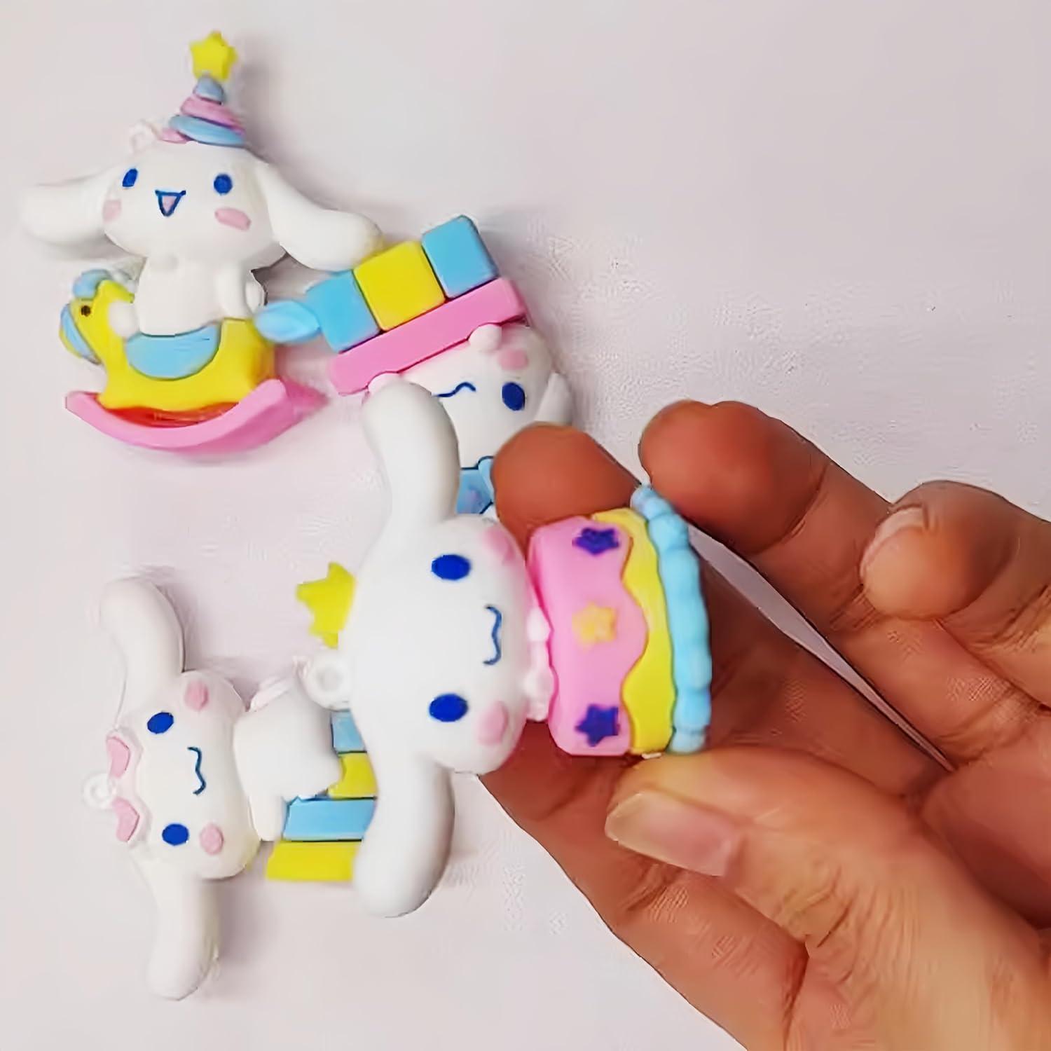 Juego de Adornos de Pastel Kawaii Educatgame - 6 Figuras Anime