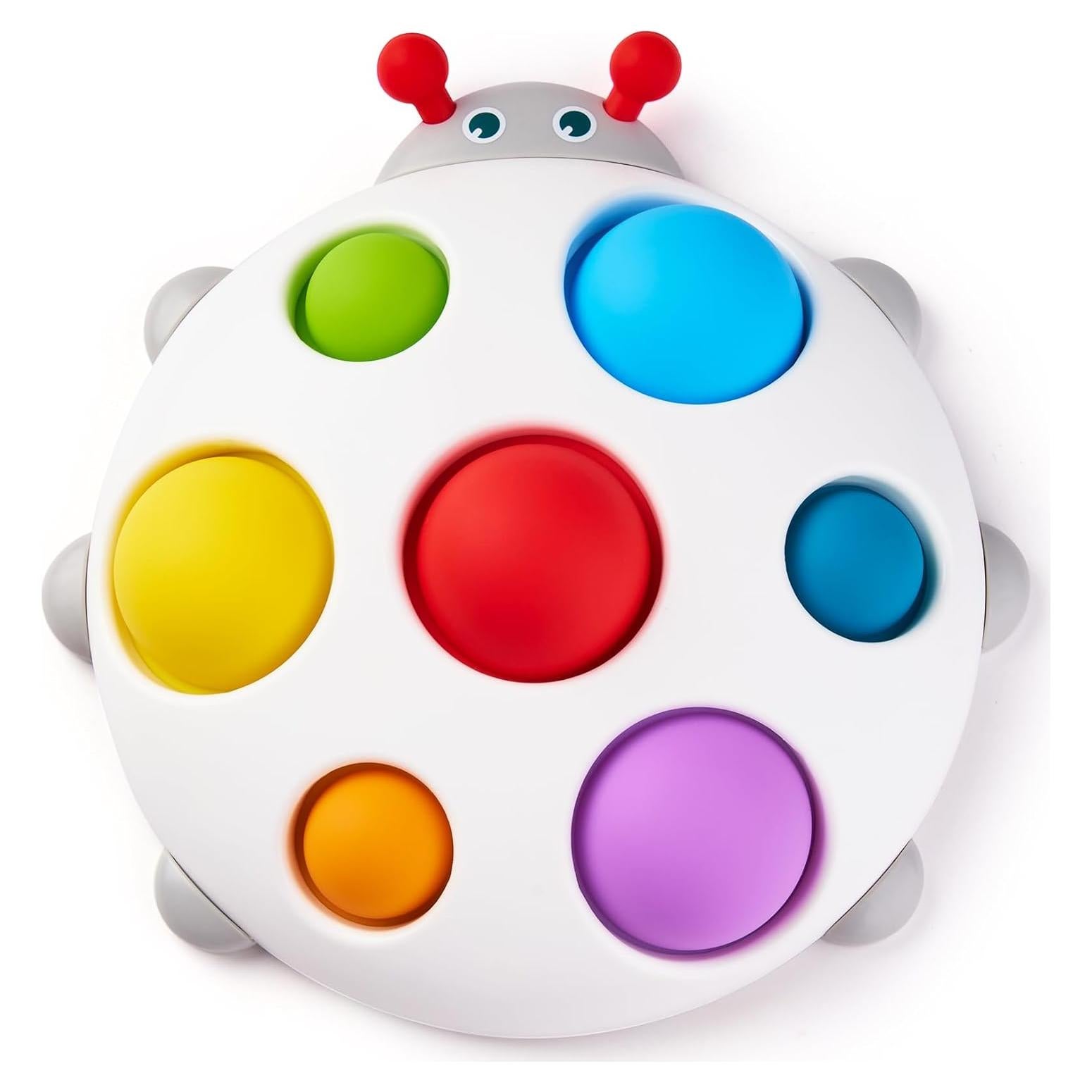 Juguete Sensorial LiKee Mariquita 3D para Bebés 10+ Meses