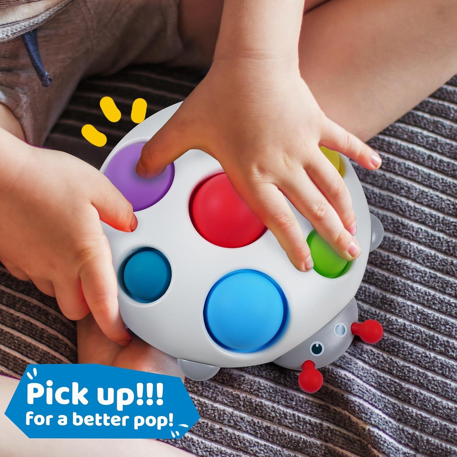 Juguete Sensorial LiKee Mariquita 3D para Bebés 10+ Meses