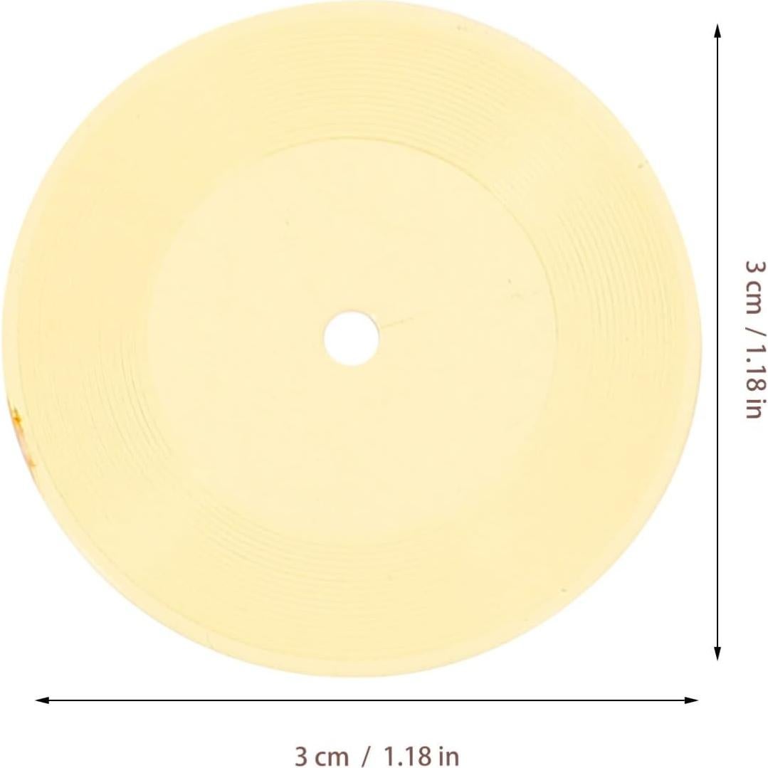 Mini Discos de Vinilo Aboofan 6pcs para Casa de Muñecas 1:12