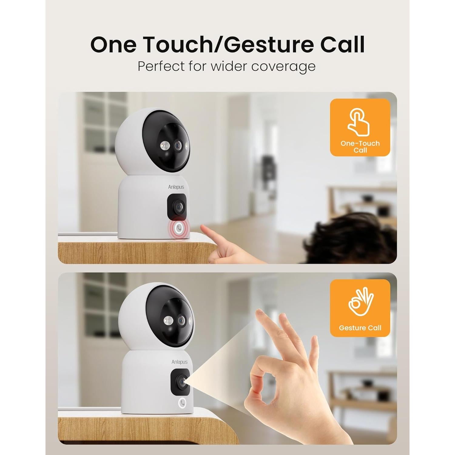 Cámara de Seguridad Anlapus C528 4MP Doble Lente WiFi