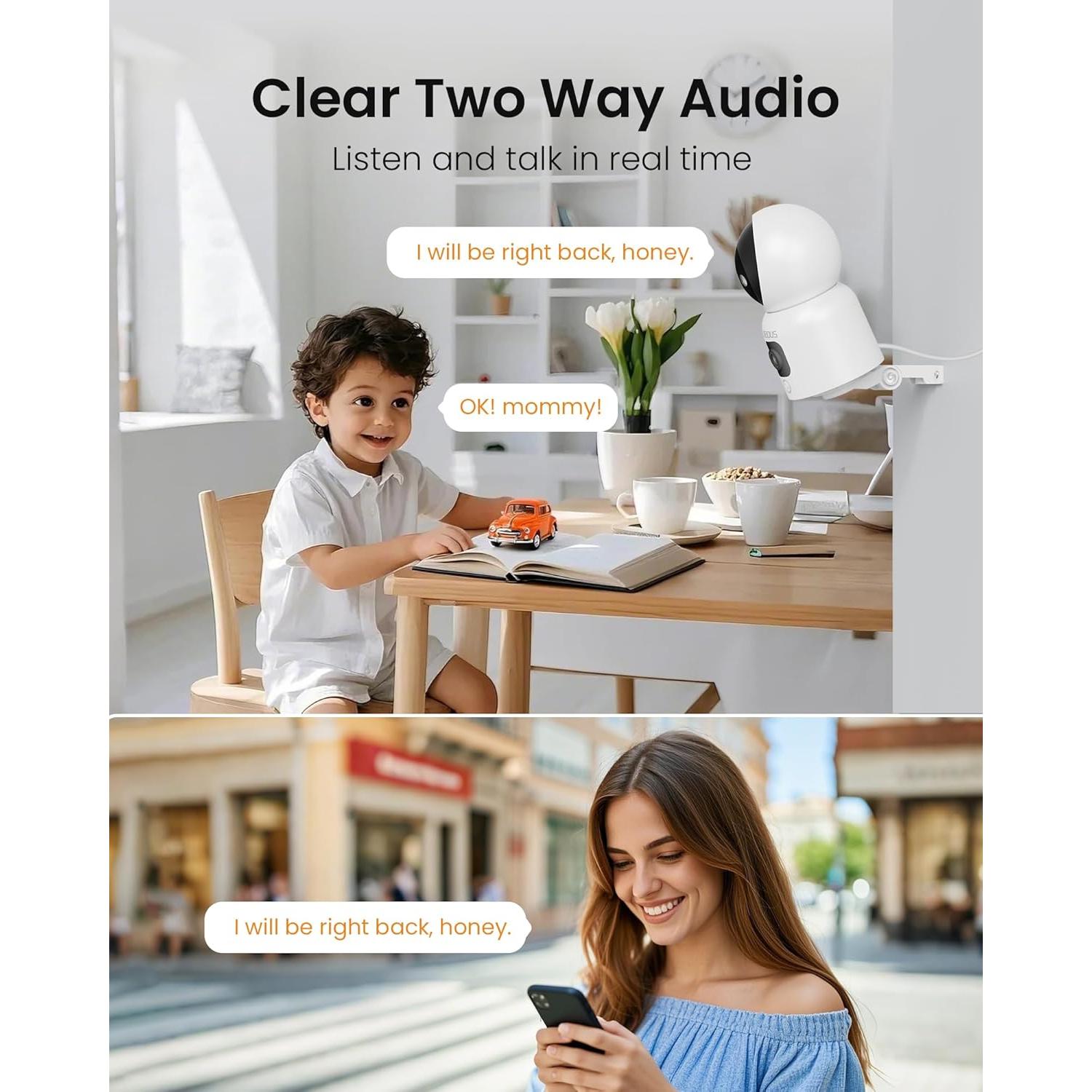 Cámara de Seguridad Anlapus C528 4MP Doble Lente WiFi