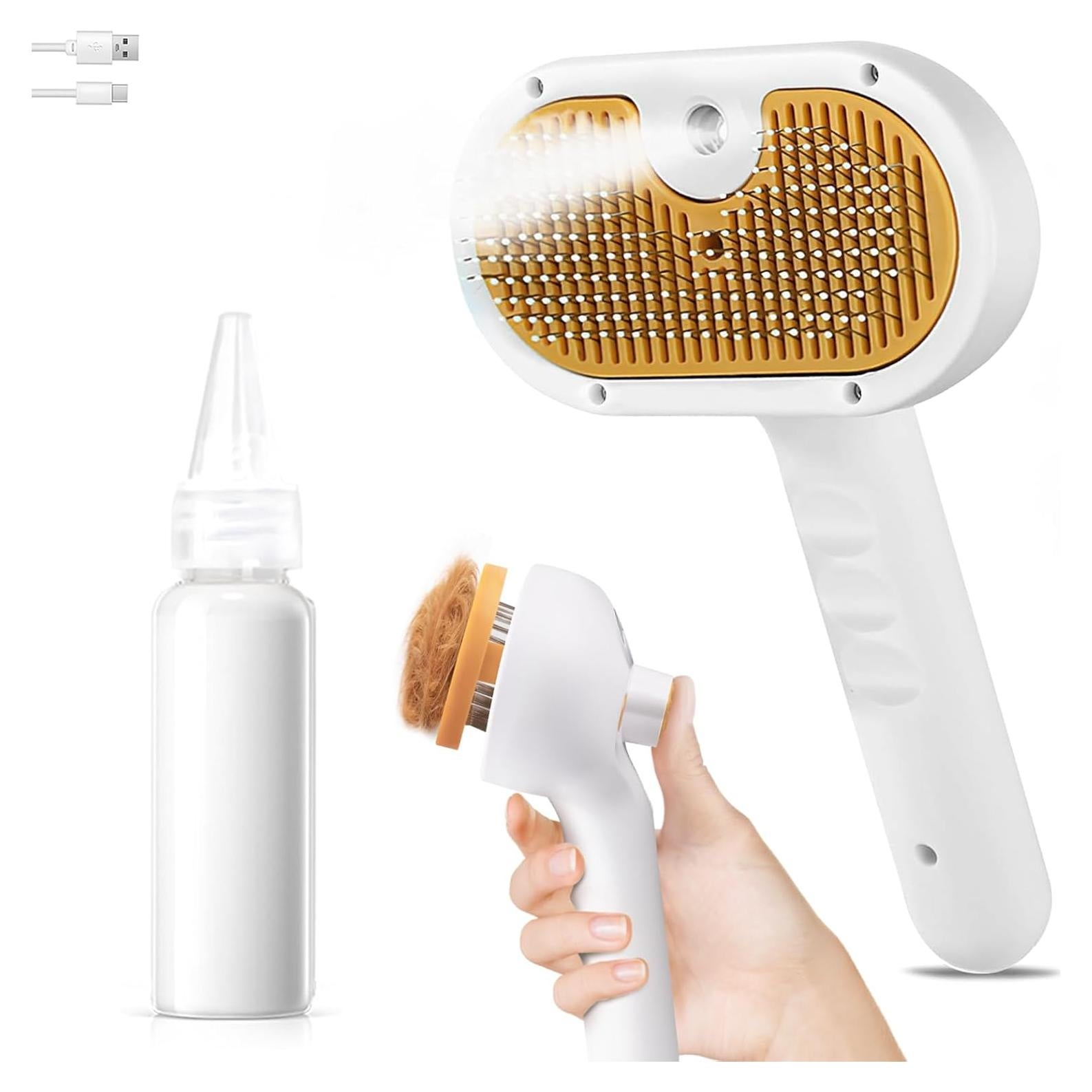 Cepillo de Vapor 3 en 1 FASHIONARI para Perros y Gatos