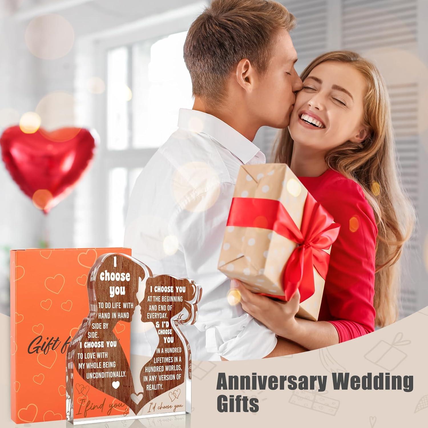 Placa Acrílica Te Elijo LuoHere 13.72x9.65 cm Regalo Romántico