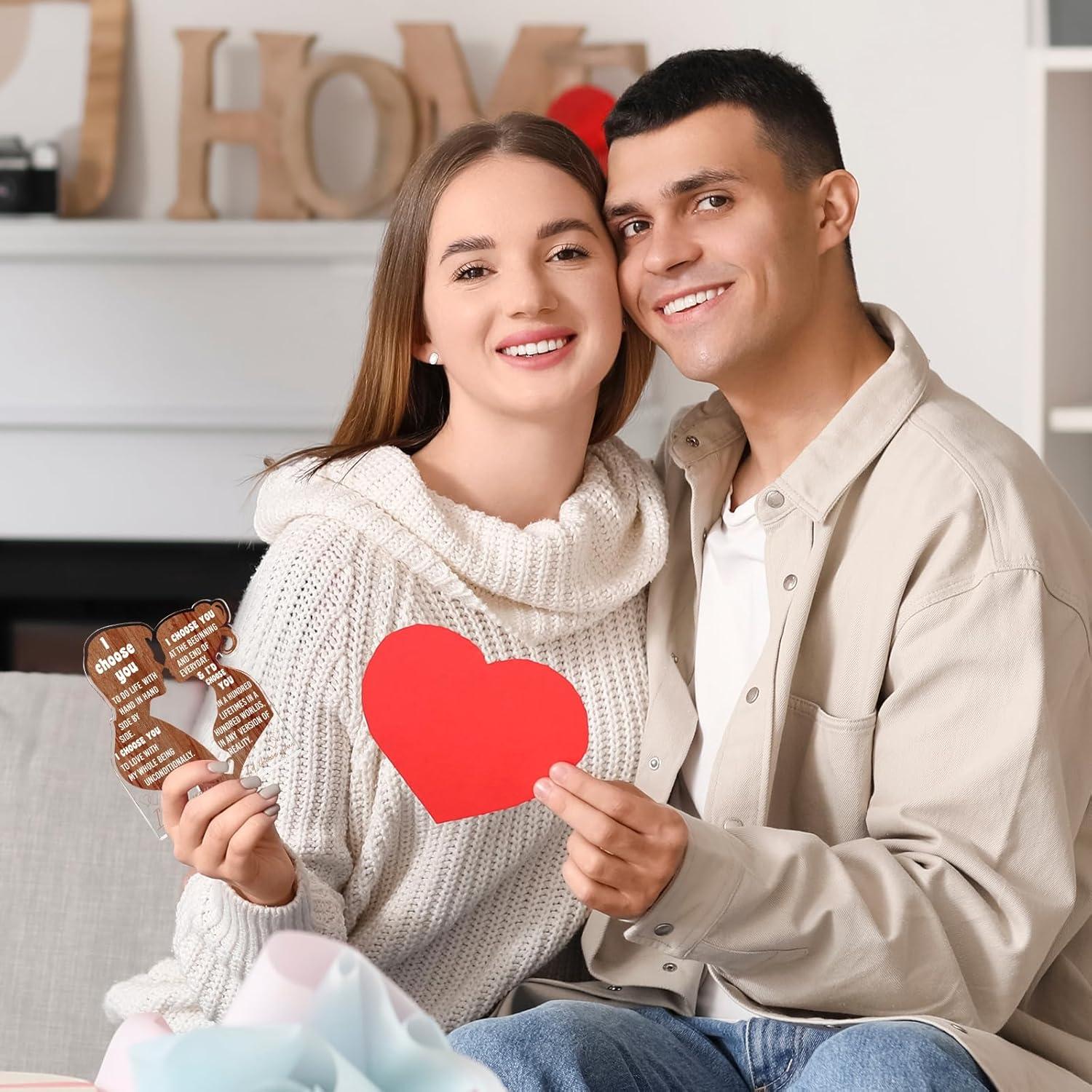 Placa Acrílica Te Elijo LuoHere 13.72x9.65 cm Regalo Romántico