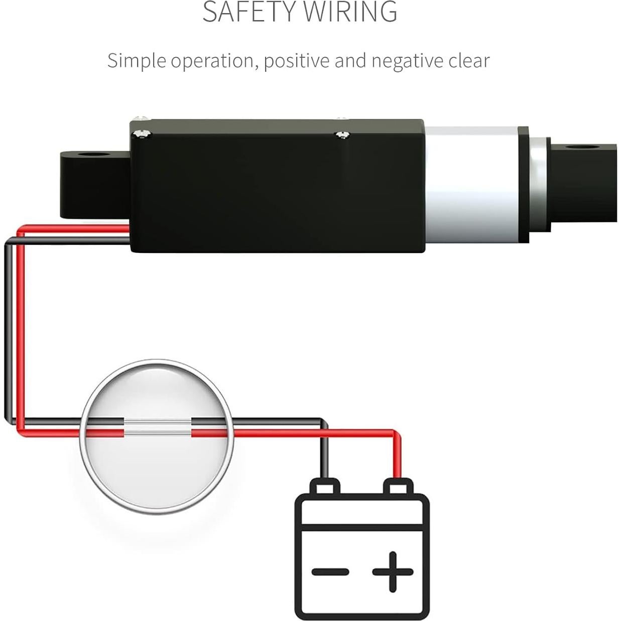 Actuador Lineal Rtisgunpro 25mm 40N IP54 12V Alta Velocidad