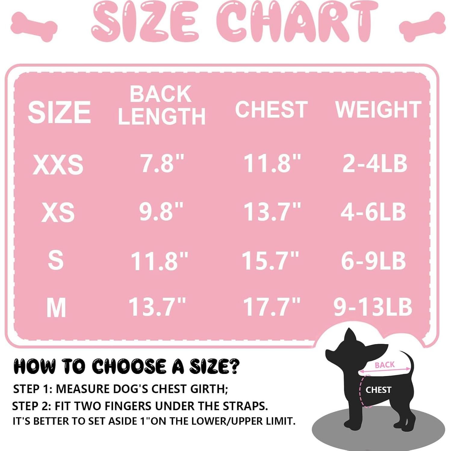 Conjunto 4 Ropa para Perros Friofmuy Rosa X-Small