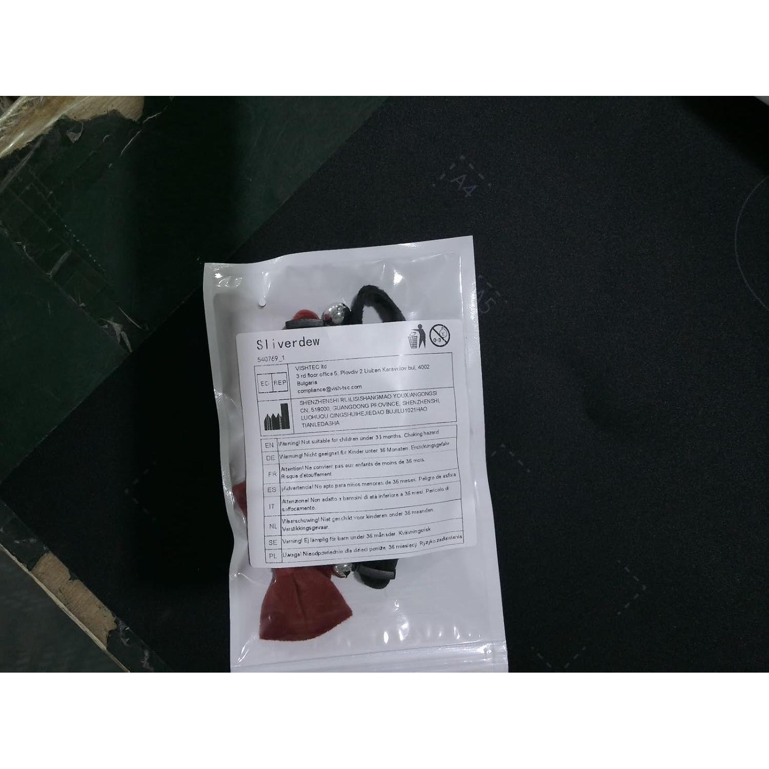 Collares de Gato Ajustables Sliverdew 2 Pcs Terciopelo con Campana