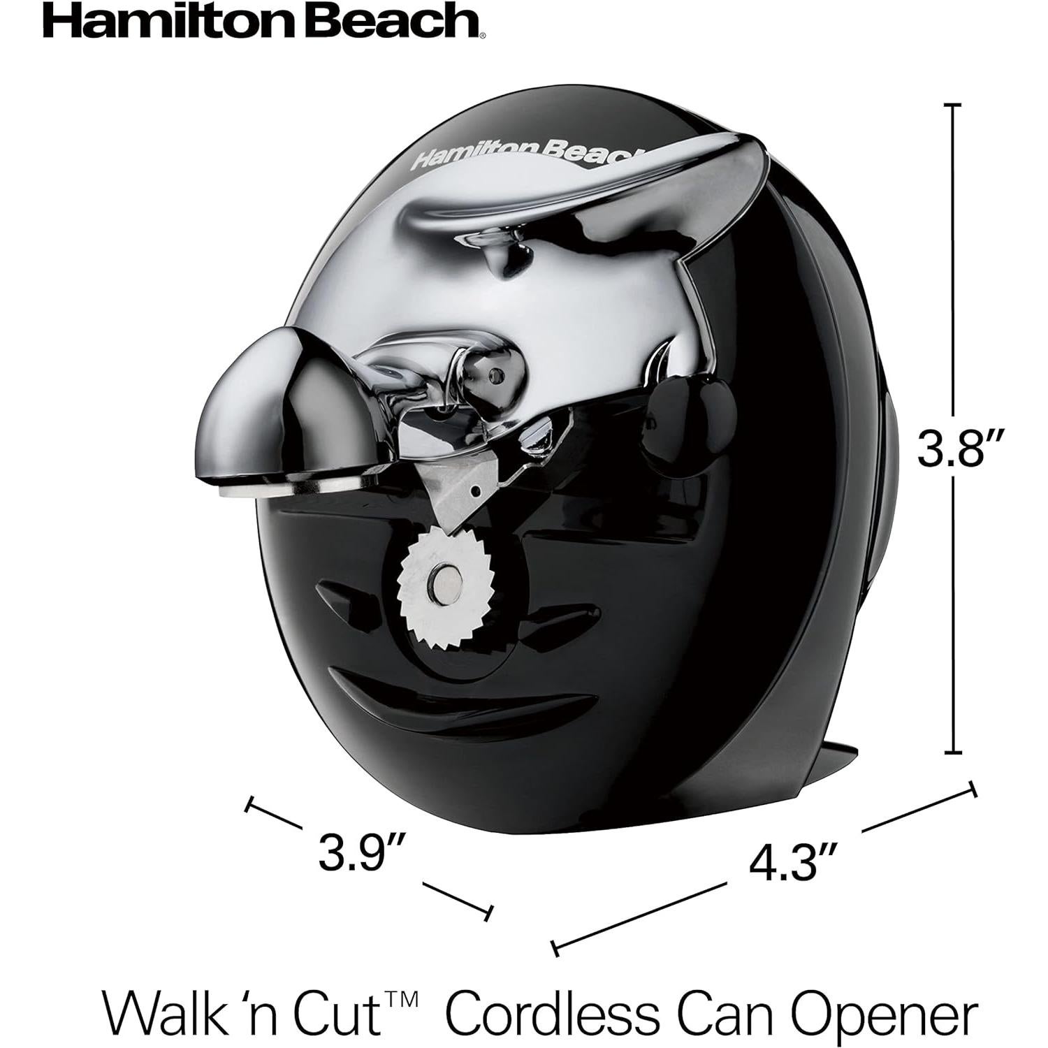 Abrelatas Eléctrico Hamilton Beach 76501G Inalámbrico Recargable