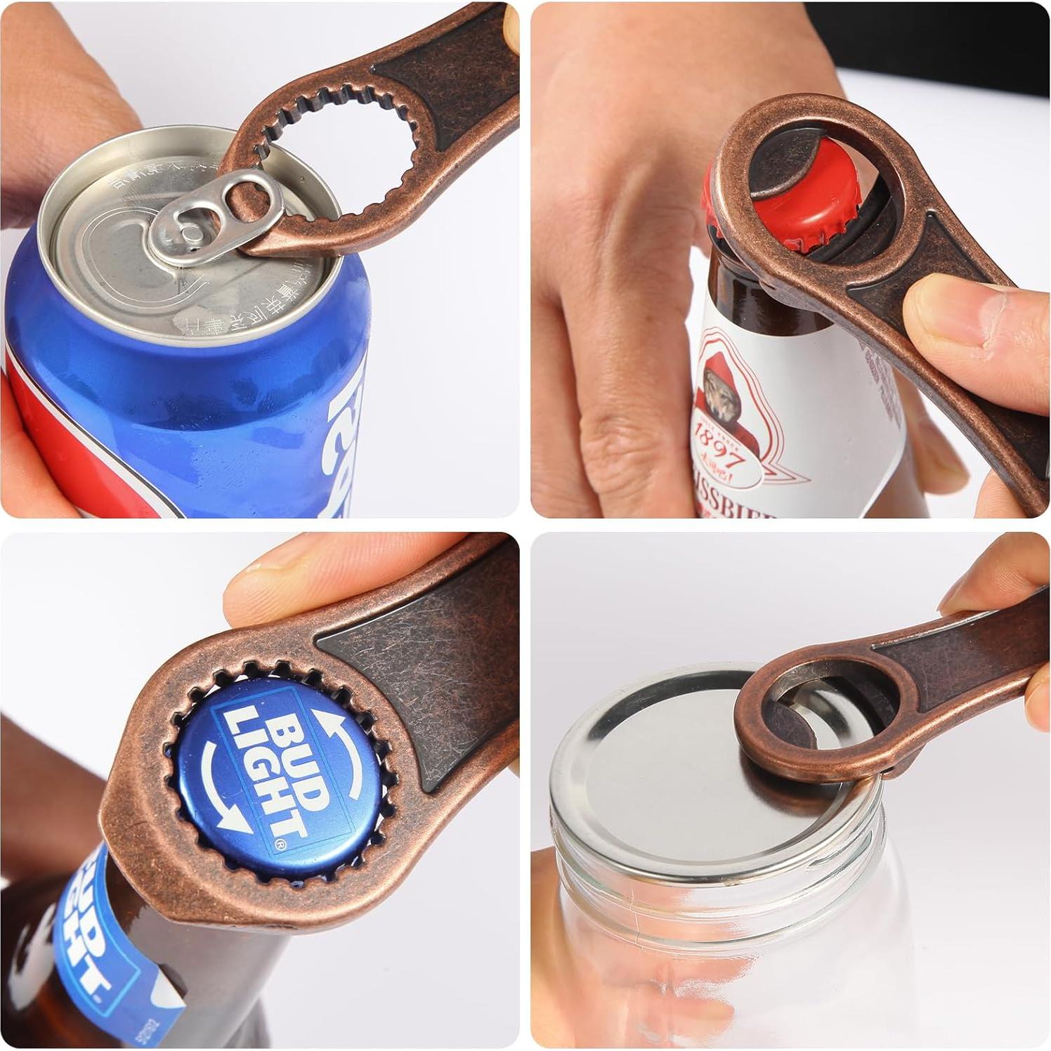 Abrebotellas Multifuncional XHIPY Cobre Rojo Zinc 120x40mm