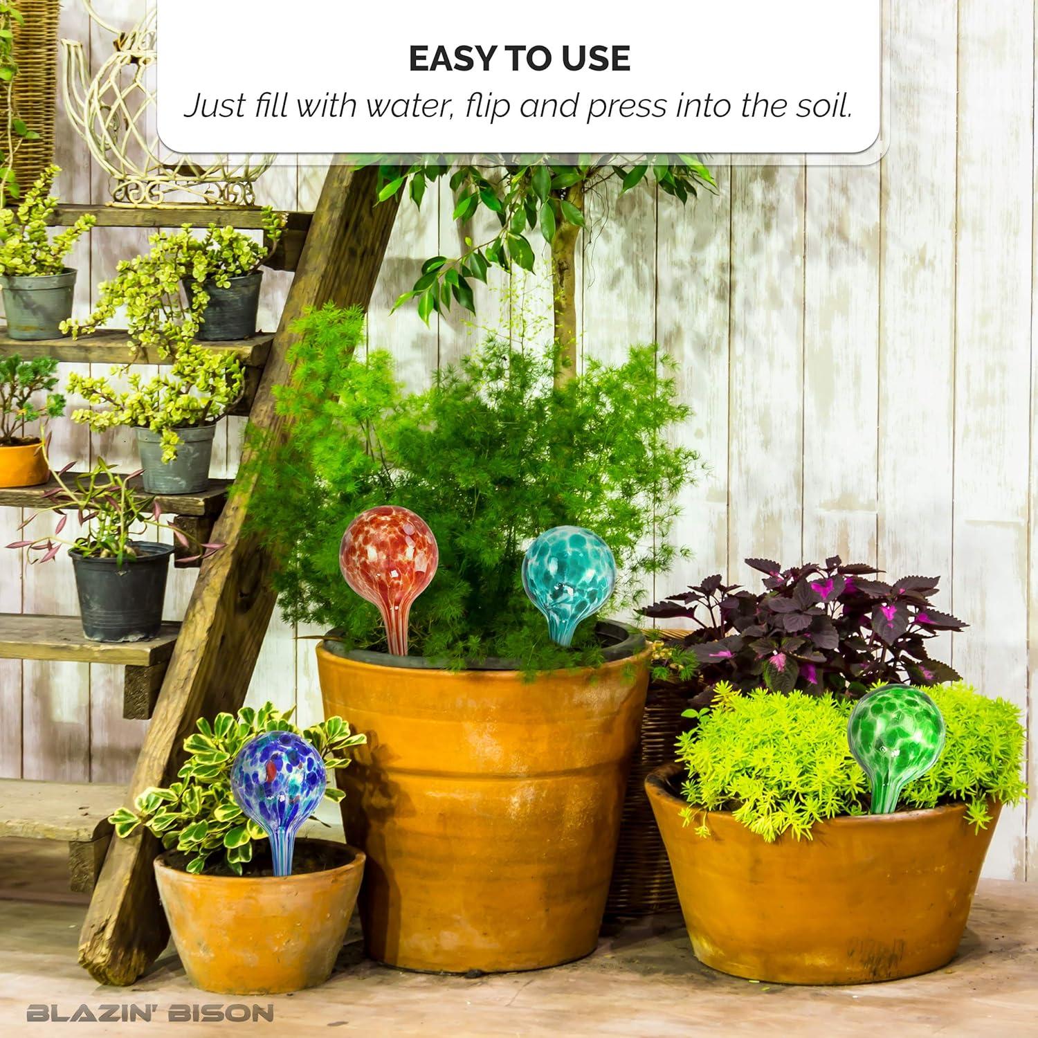 Esferas de Riego Blazin | Set de 4 Bombillas de Agua