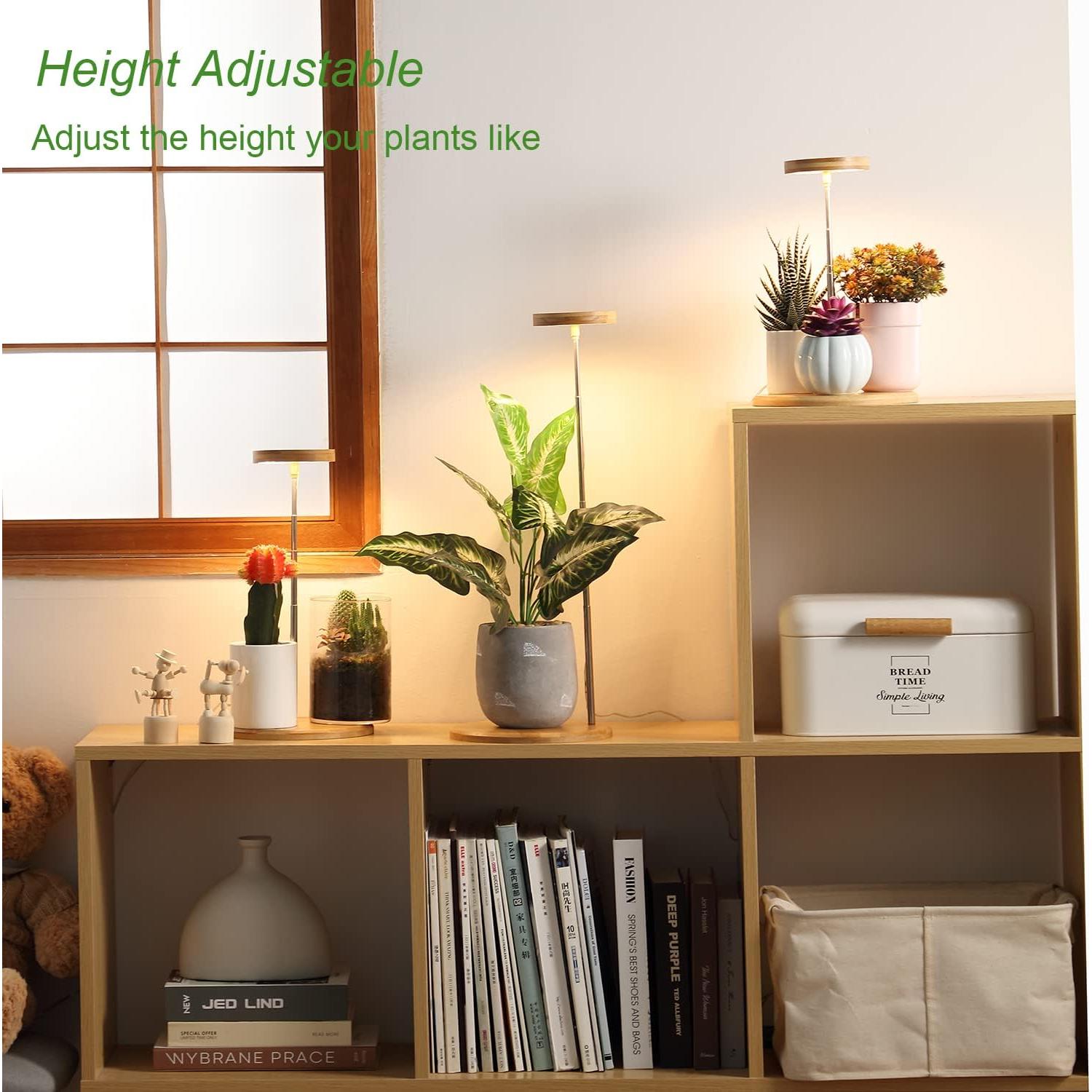 Luz de Crecimiento LED Yadoker Ajustable con Temporizador