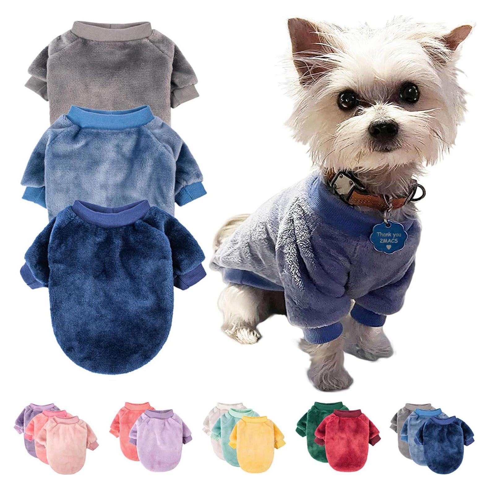 Suéter para Perros FabriCastle Paquete de 2 o 3 Pequeño