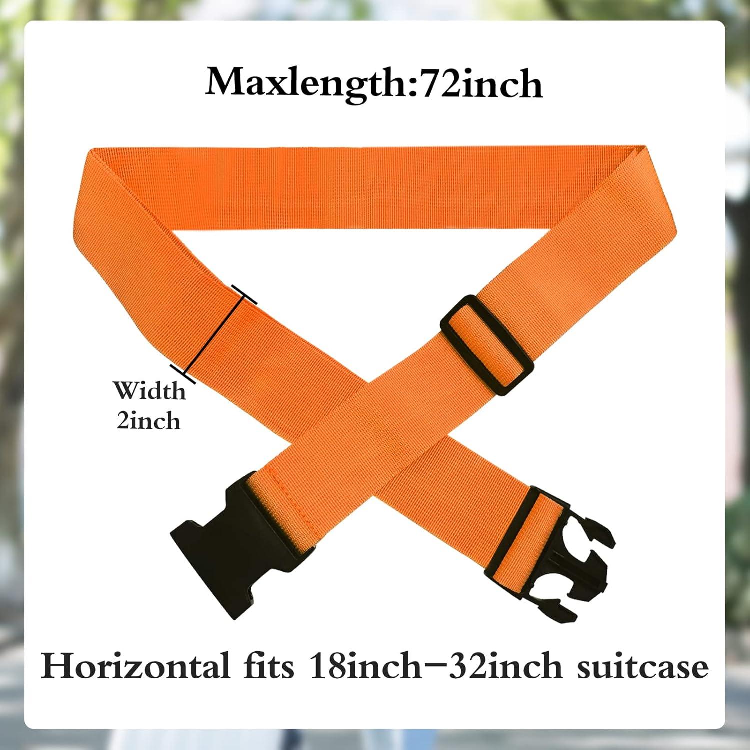 12 Correas de Equipaje Ajustables Ikaufen Multicolor 182.88 cm