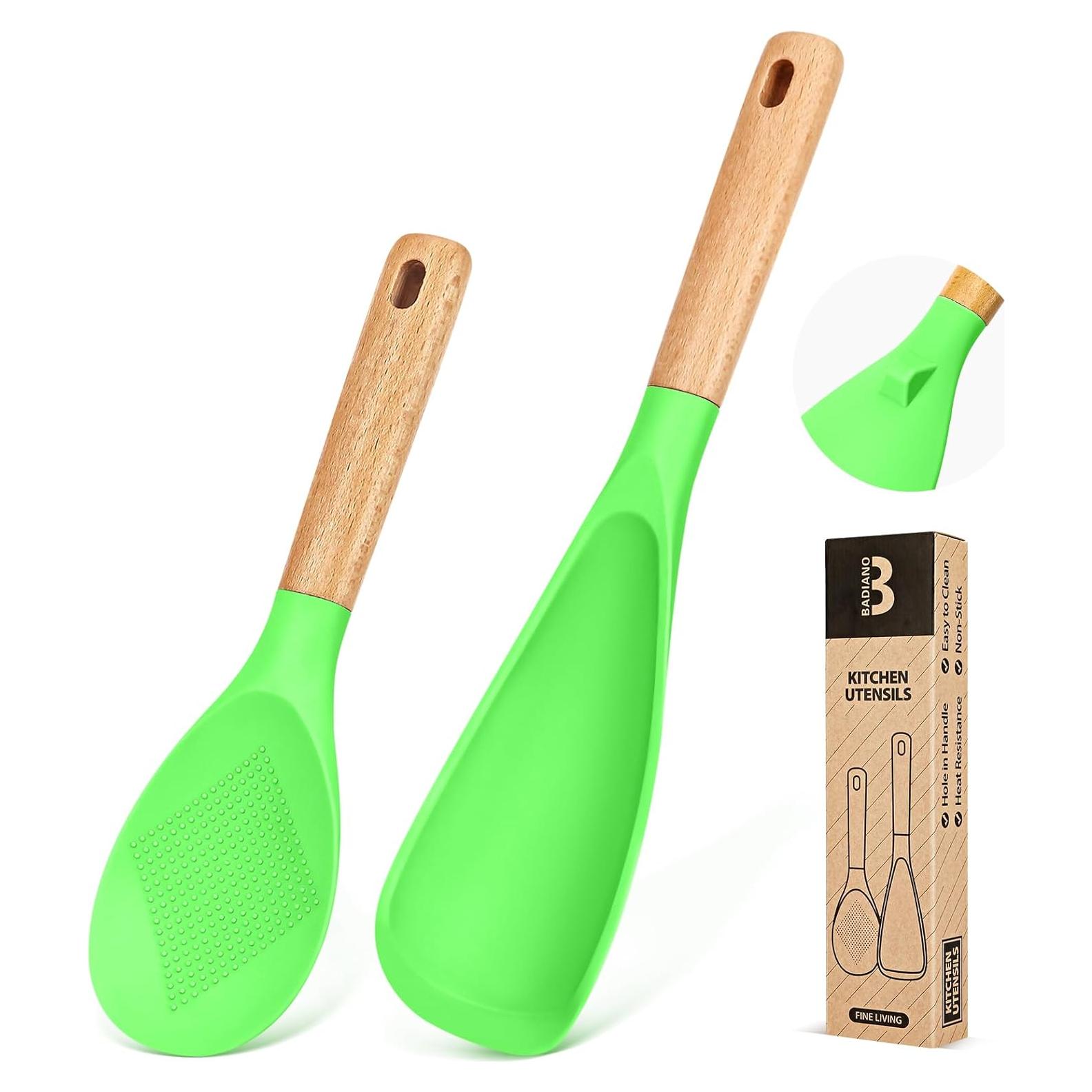 Cuchara de Cocina Silicona Badiano Verde Manzana 230g