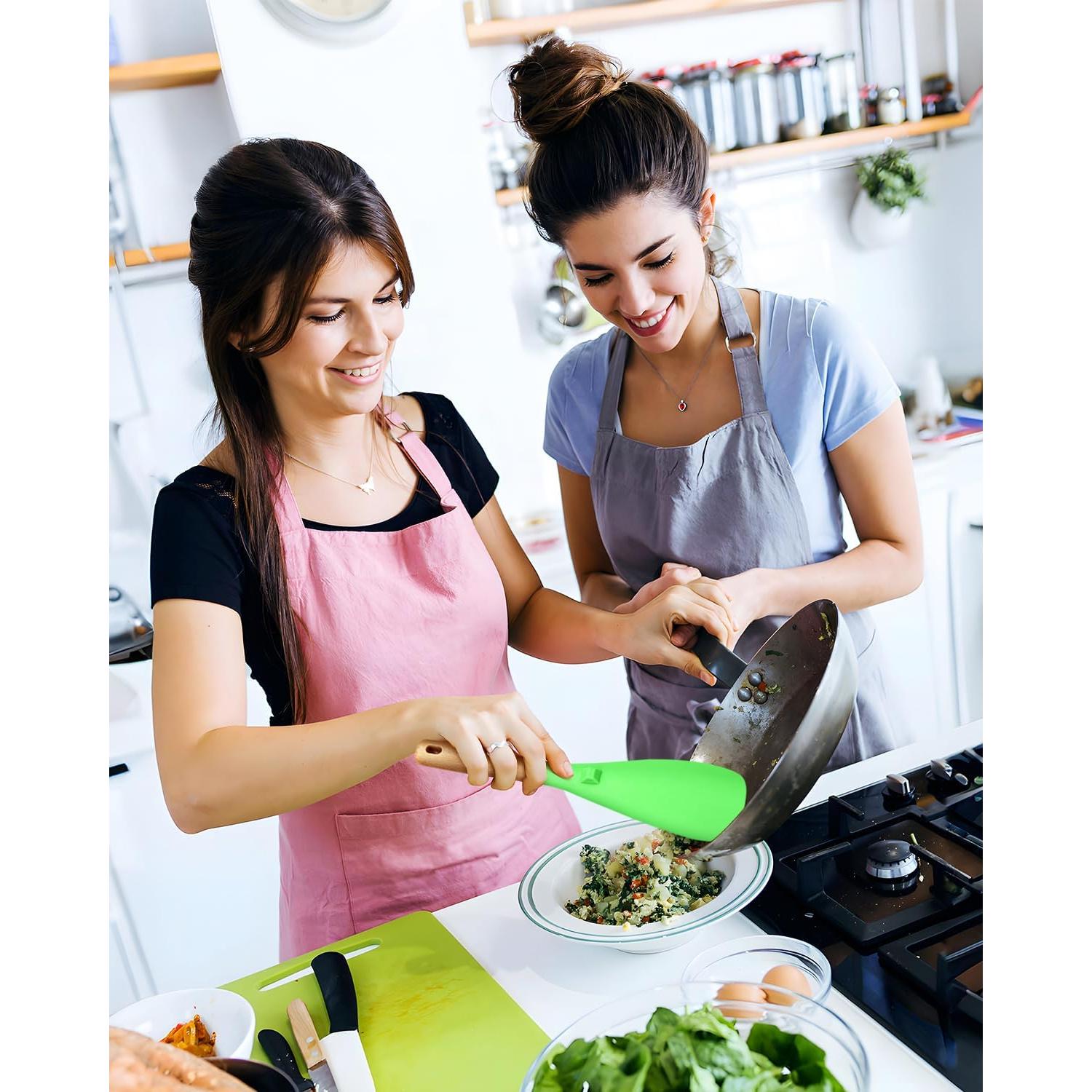 Cuchara de Cocina Silicona Badiano Verde Manzana 230g