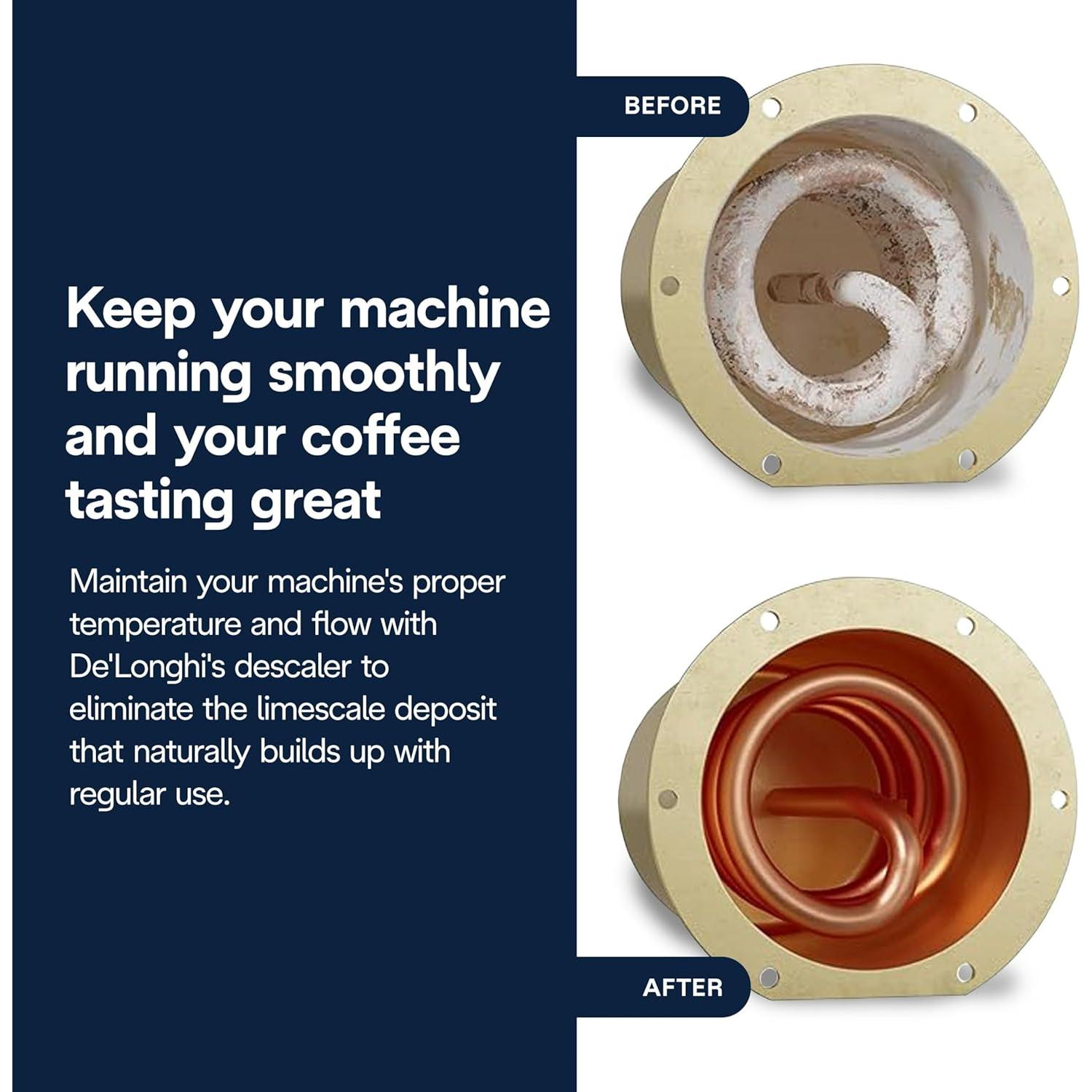 Desincrustante Ecológico De'Longhi 500 ml para Cafeteras