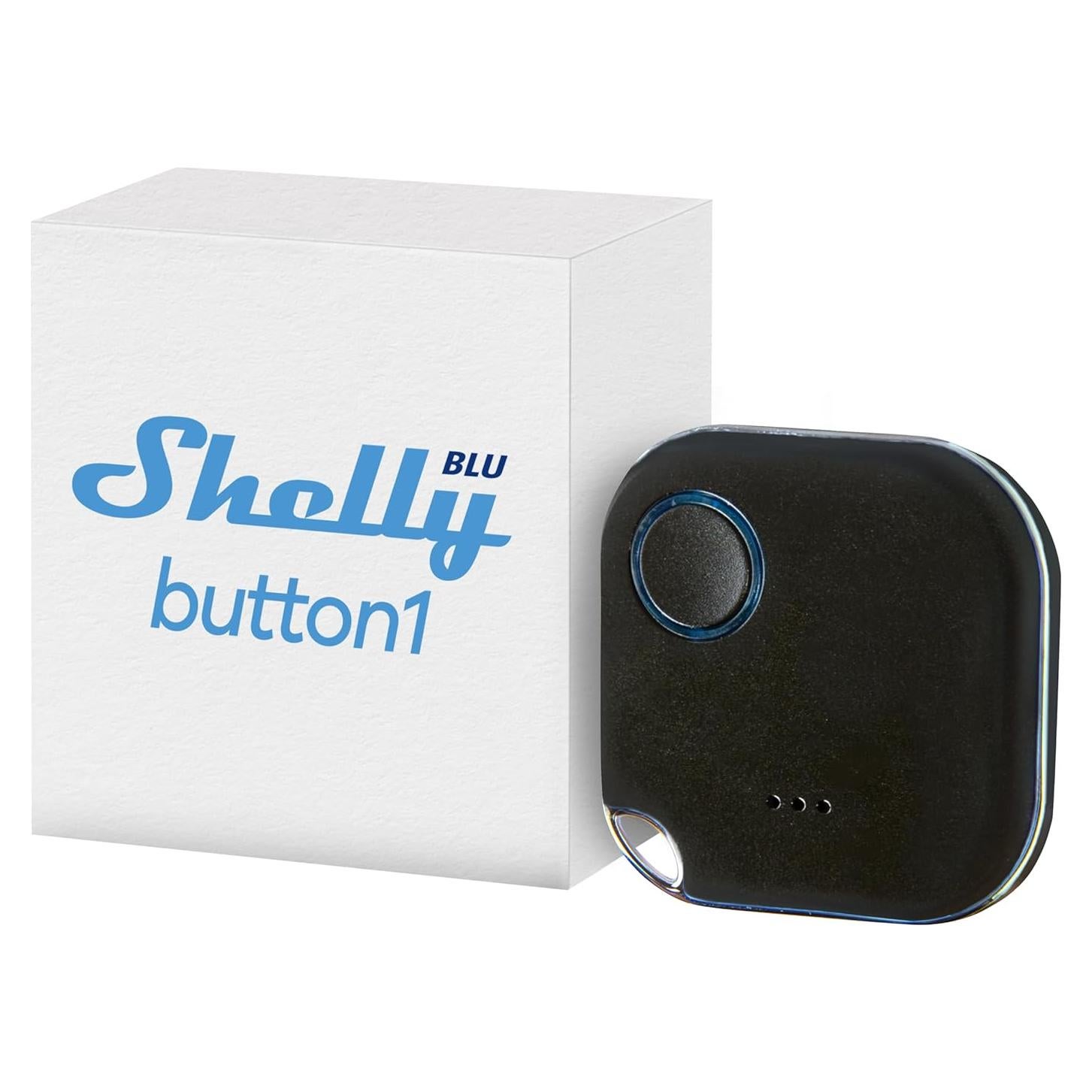 Botón Shelly BLU Button1 Negro | Control Bluetooth