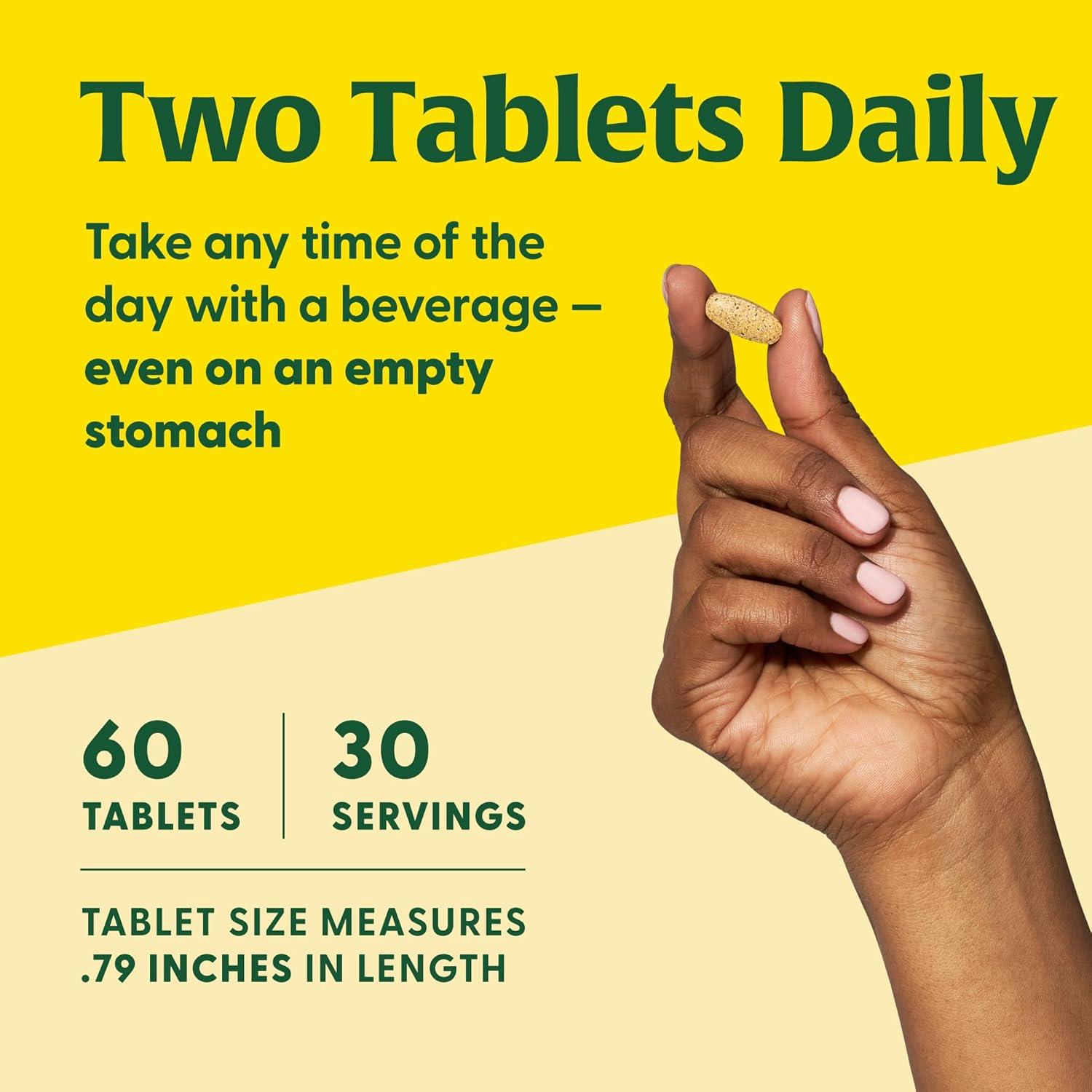 MegaFood Multivitamina Avanzada Mujeres 60 Tabletas Hierro Zinc