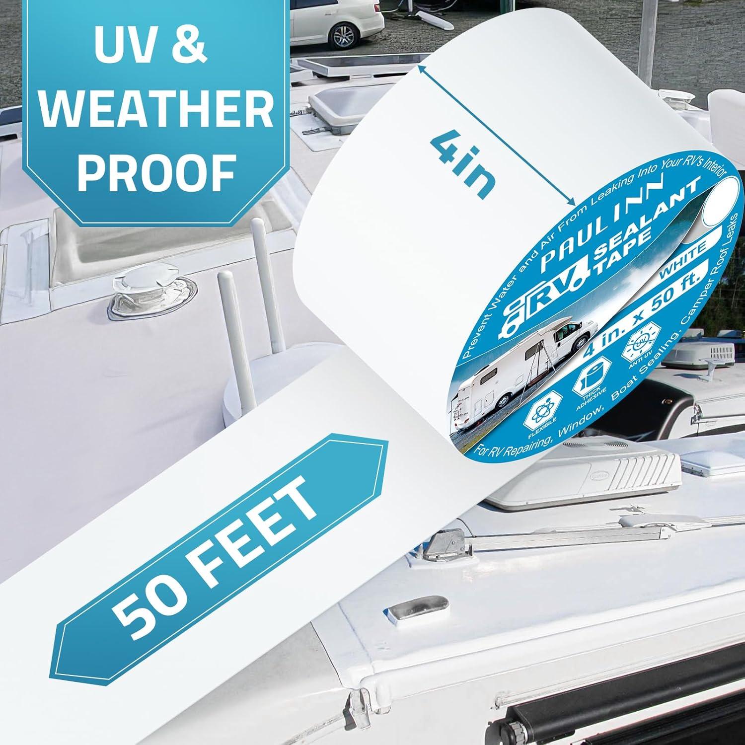 Cinta de Sellado para Techo PAULINN 10 cm x 15.24 m Blanca