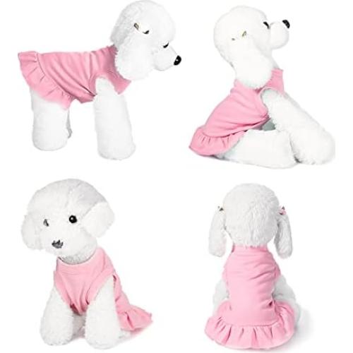 Vestidos para Perros Weewooday 6 Piezas Verano L