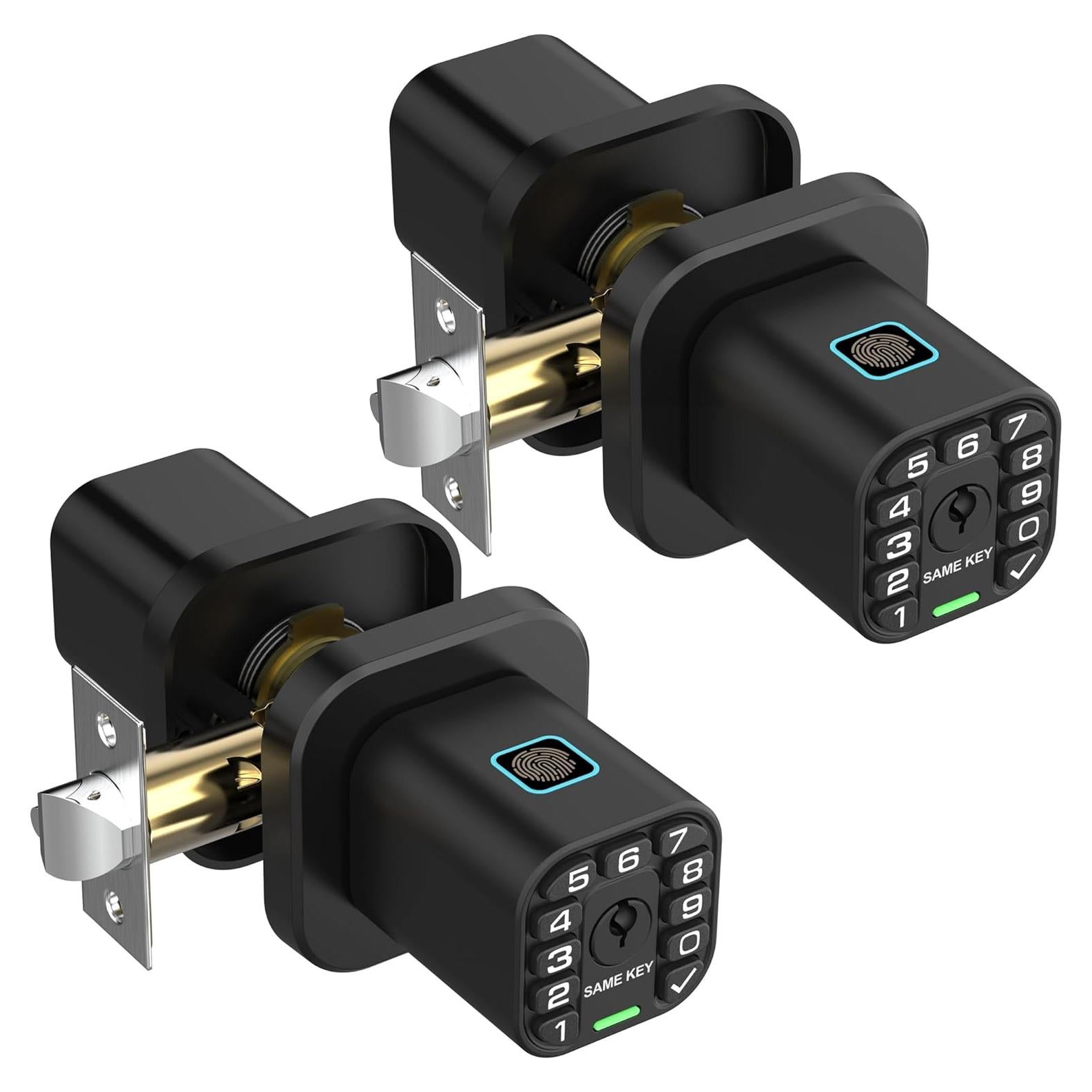 Cerradura Biométrica Inteligente Richelock con Teclado y Huella Dactilar