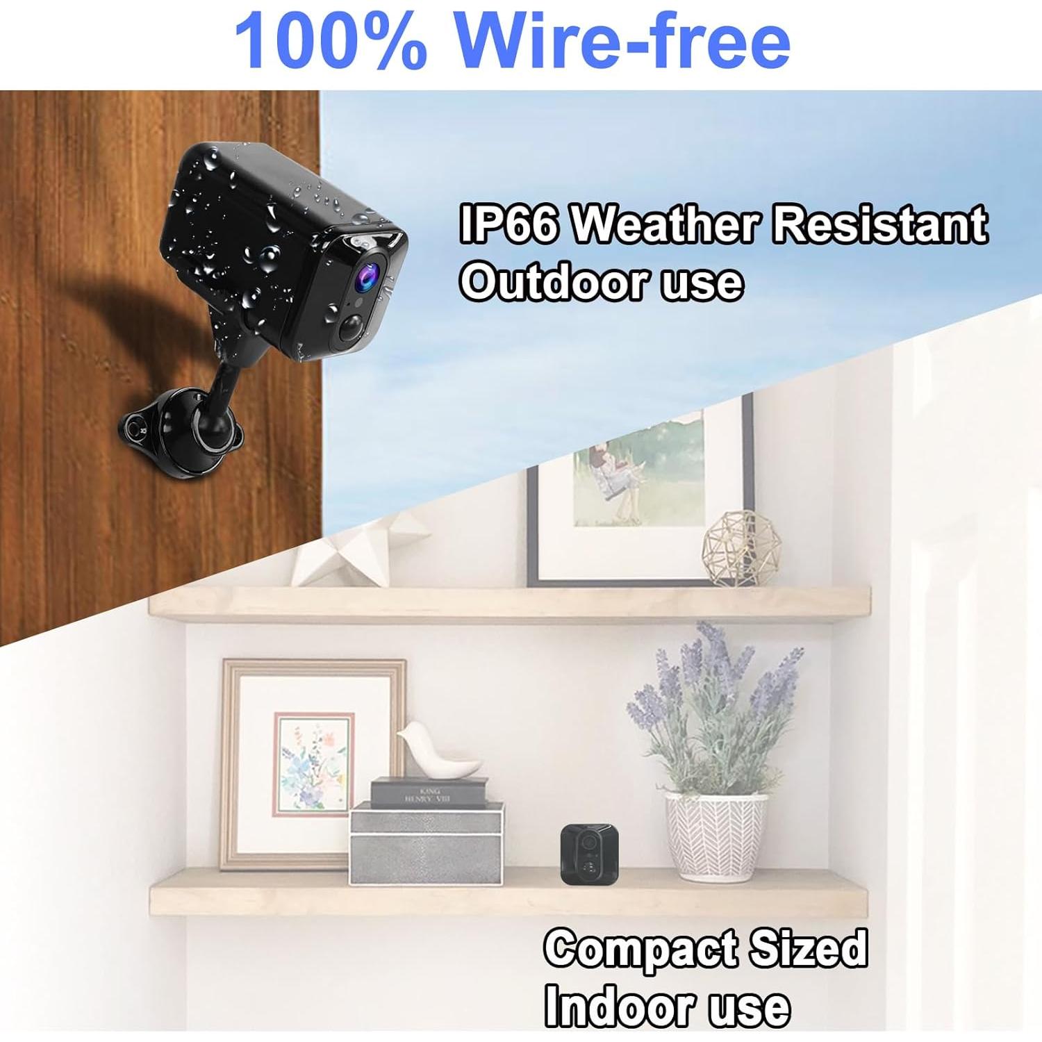 Cámara de Seguridad Inalámbrica WKX W-P3 IP66 con SD 64GB