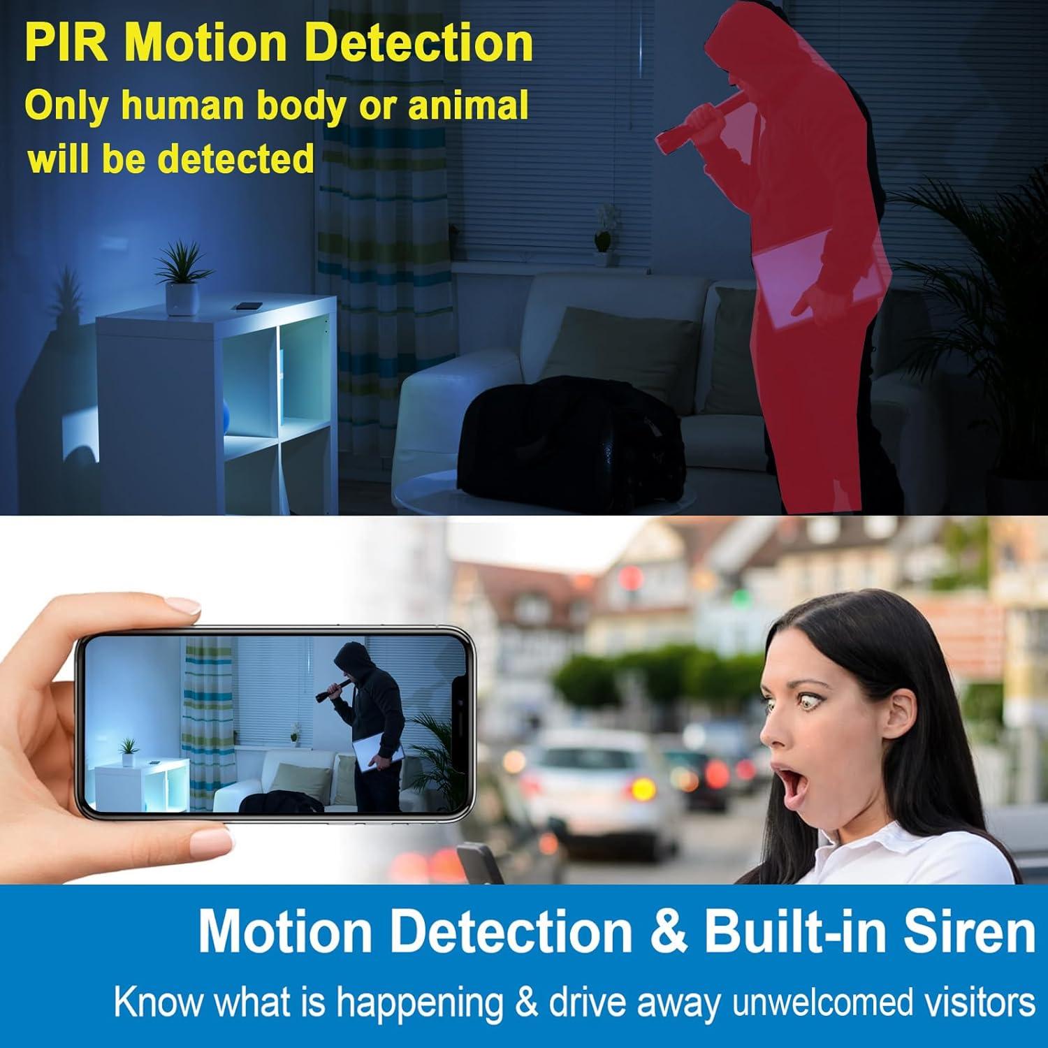 Cámara de Seguridad Inalámbrica WKX W-P3 IP66 con SD 64GB