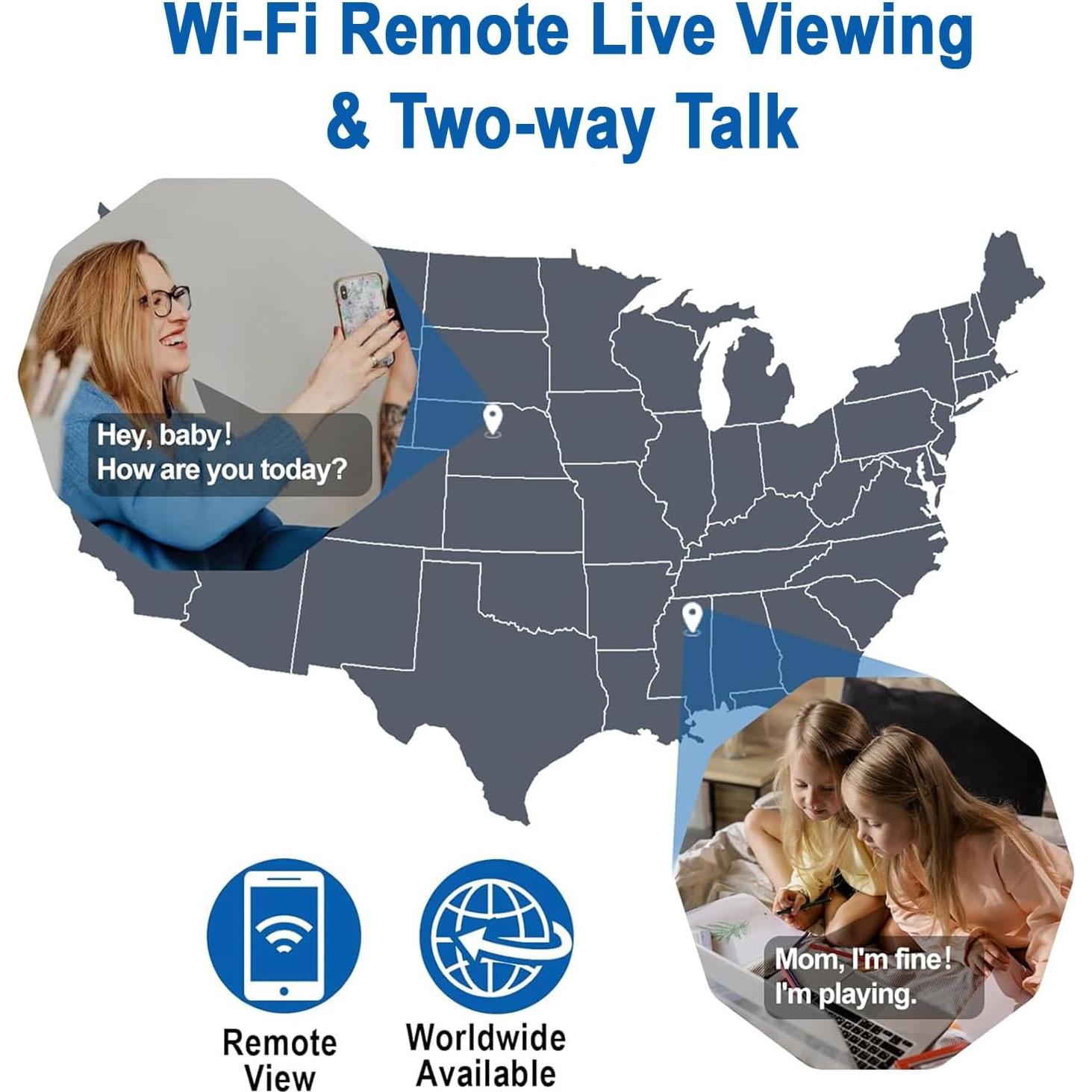 Cámara de Seguridad Inalámbrica WKX W-P3 IP66 con SD 64GB