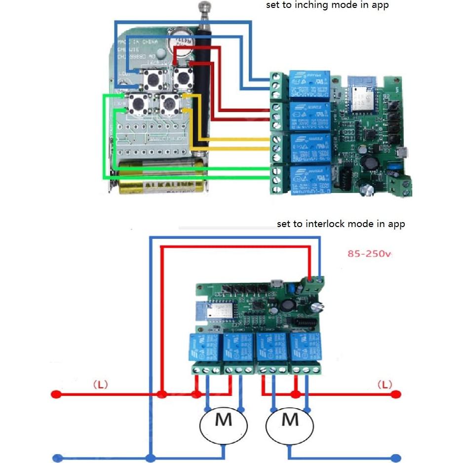 Módulo Relé Inteligente WiFi MHCOZY 4 Canales Control App