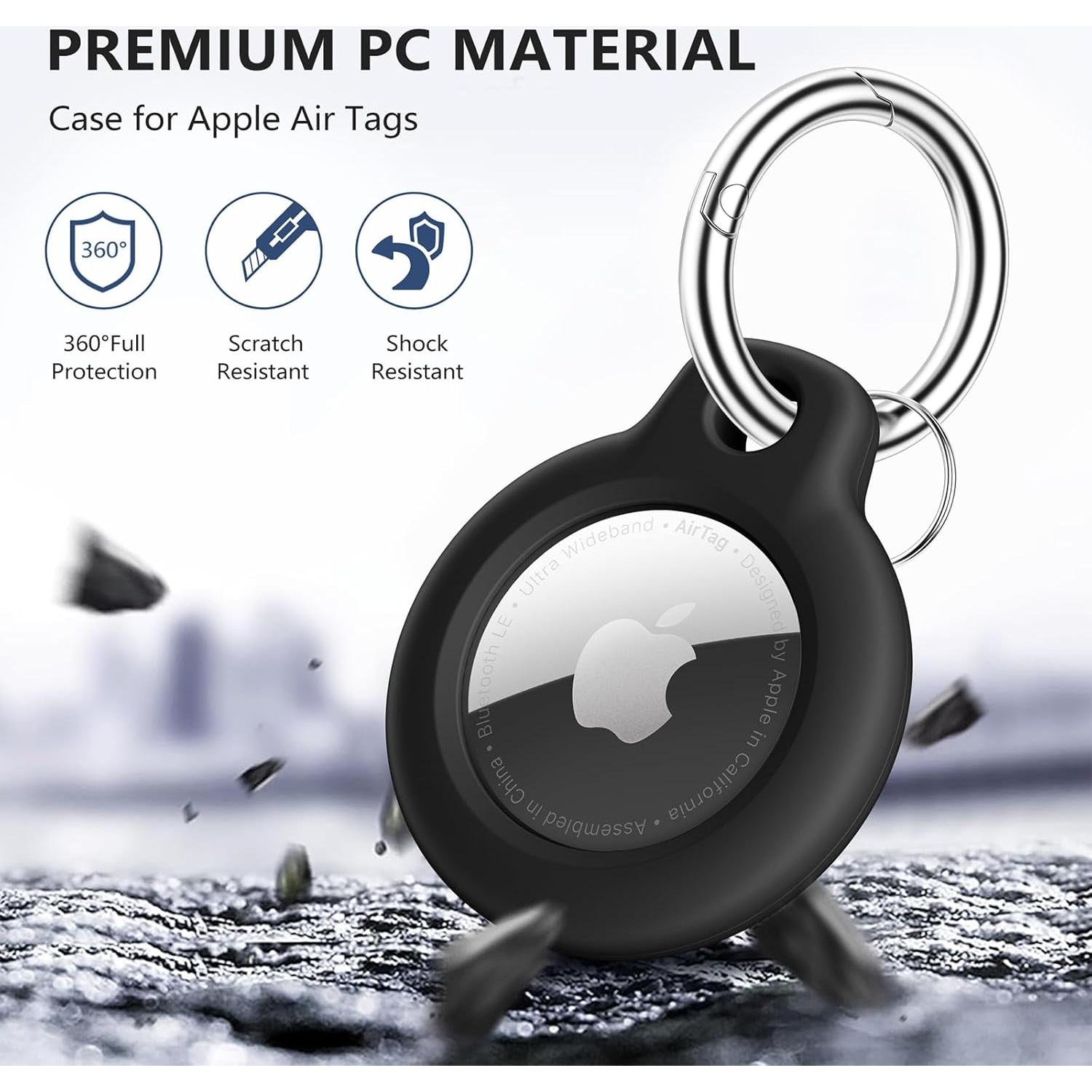 Funda Maledan para Apple AirTag 4 Pack - Impermeable y Ligera