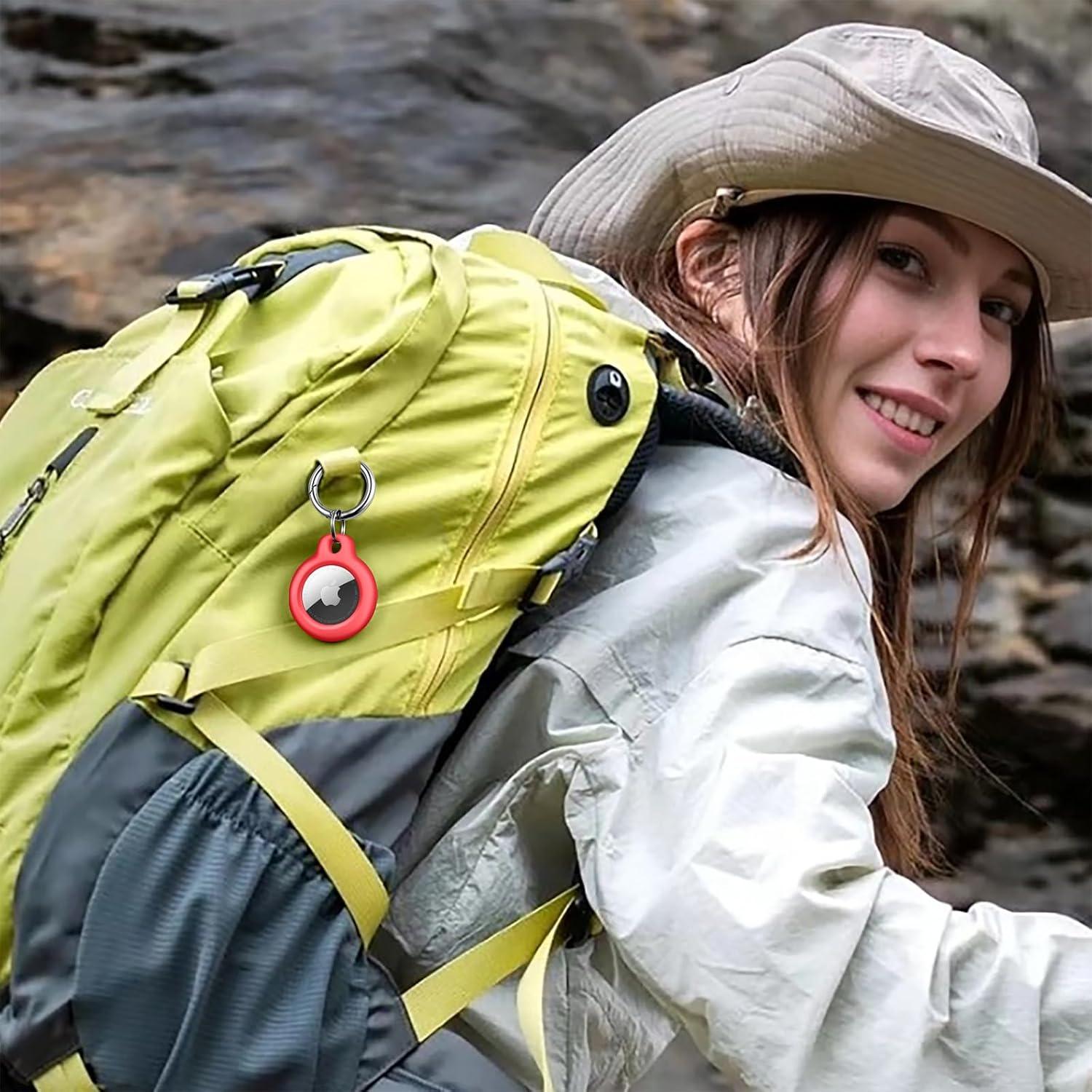 Funda Maledan para Apple AirTag 4 Pack - Impermeable y Ligera