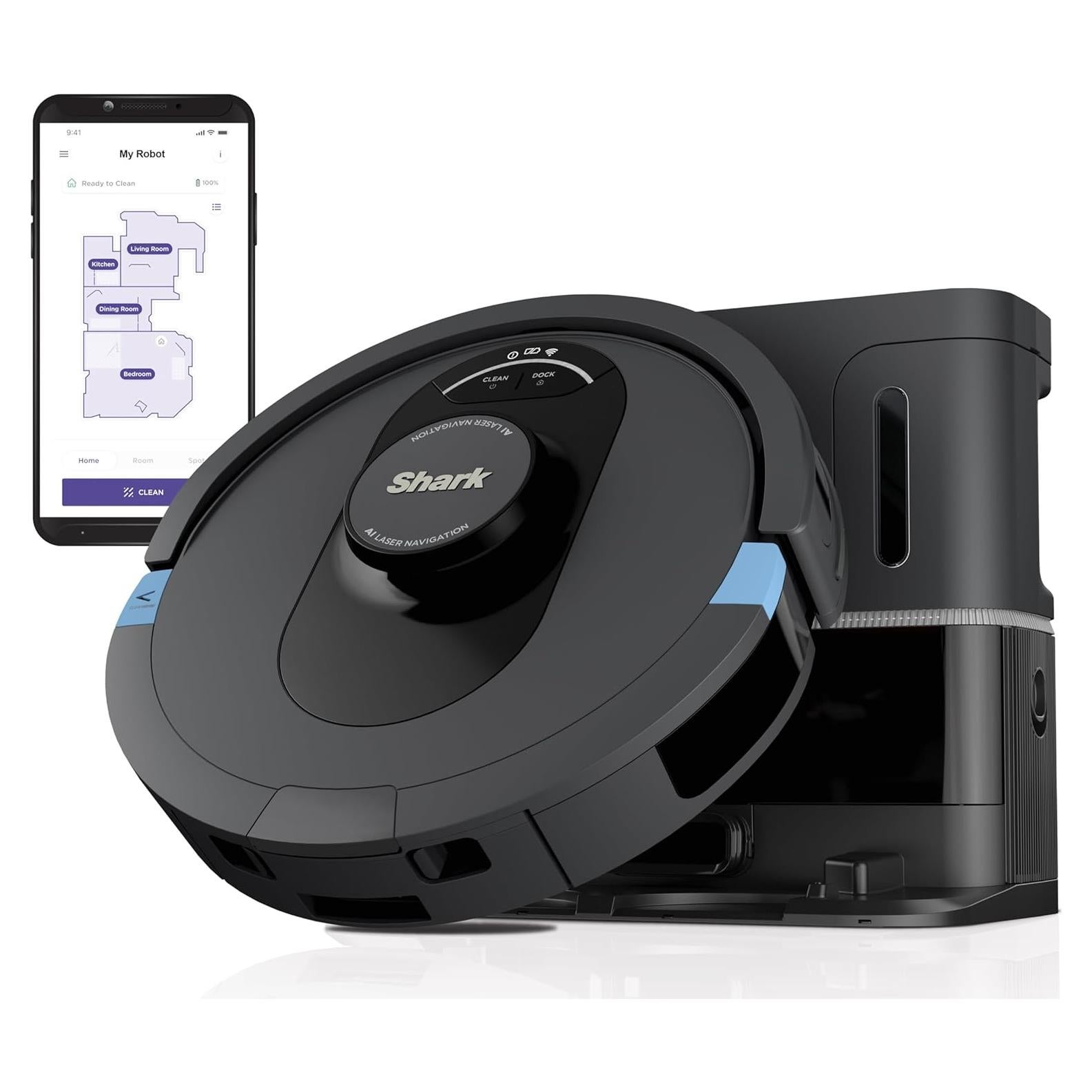 Aspiradora Robot Shark AI Ultra AV2501S con Autovaciado HEPA