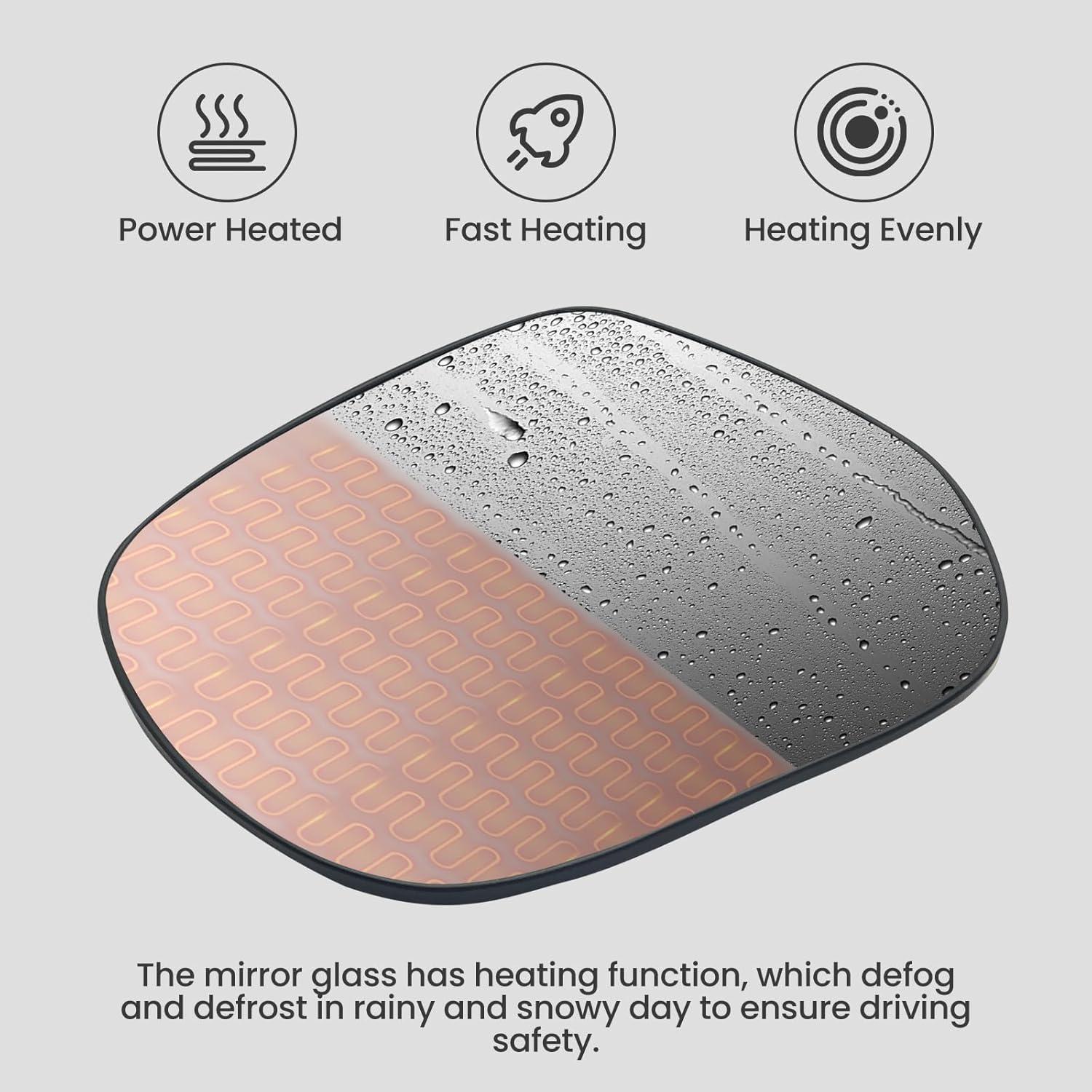 Cristal Espejo Lateral Izquierdo TOYOTA Land Cruiser Prado 2009-2018