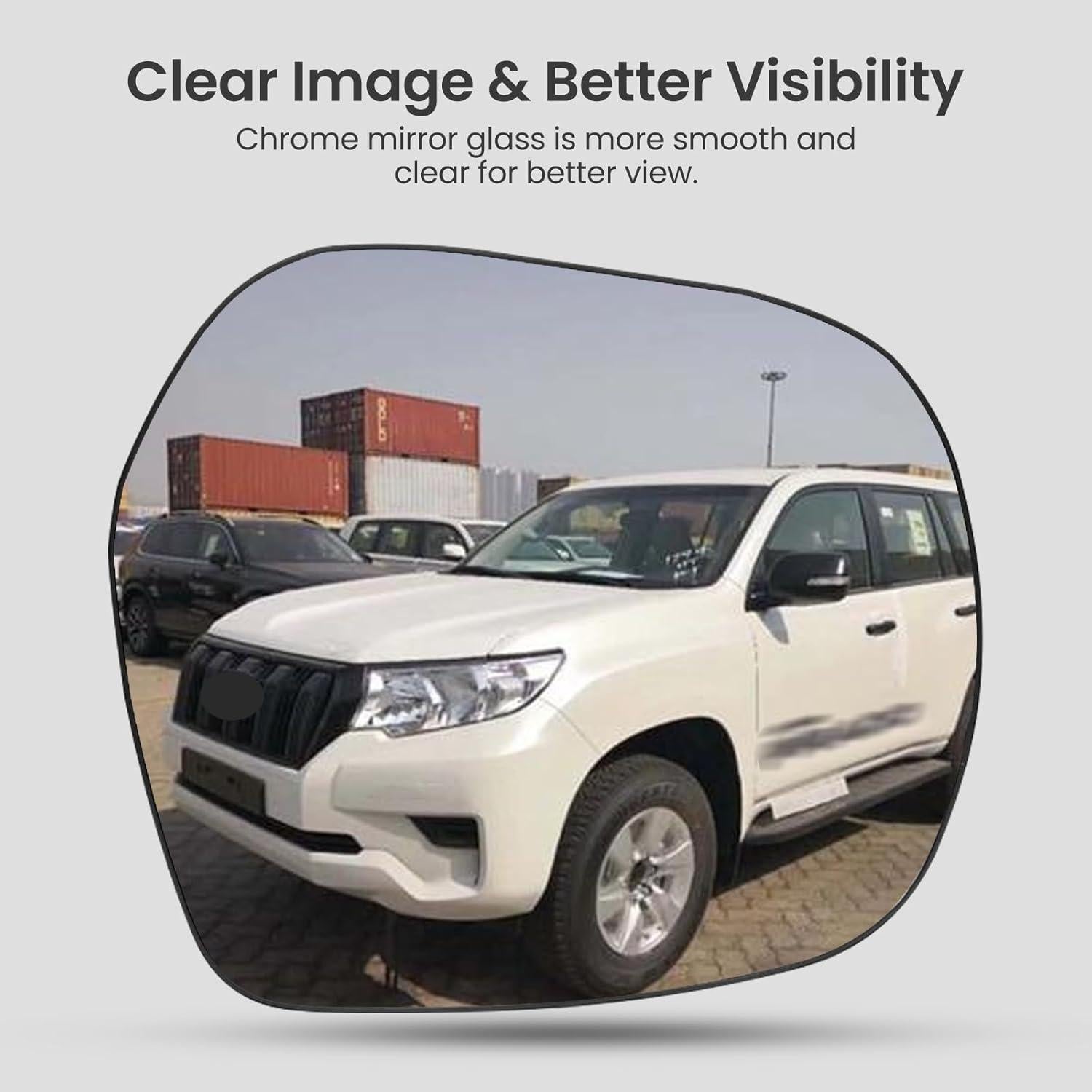 Cristal Espejo Lateral Izquierdo TOYOTA Land Cruiser Prado 2009-2018