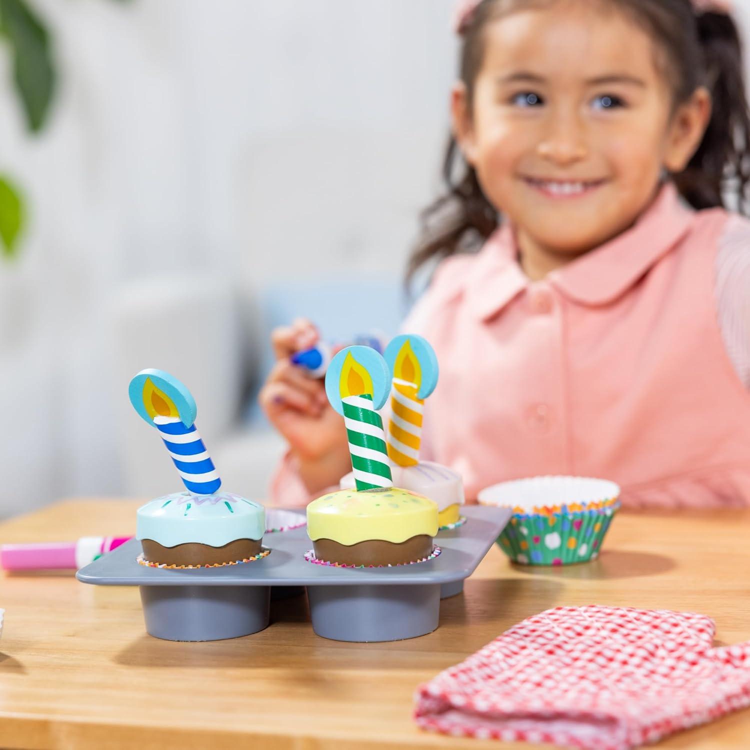 Juego de Cocina de Madera Melissa & Doug - Cupcakes Decorativos