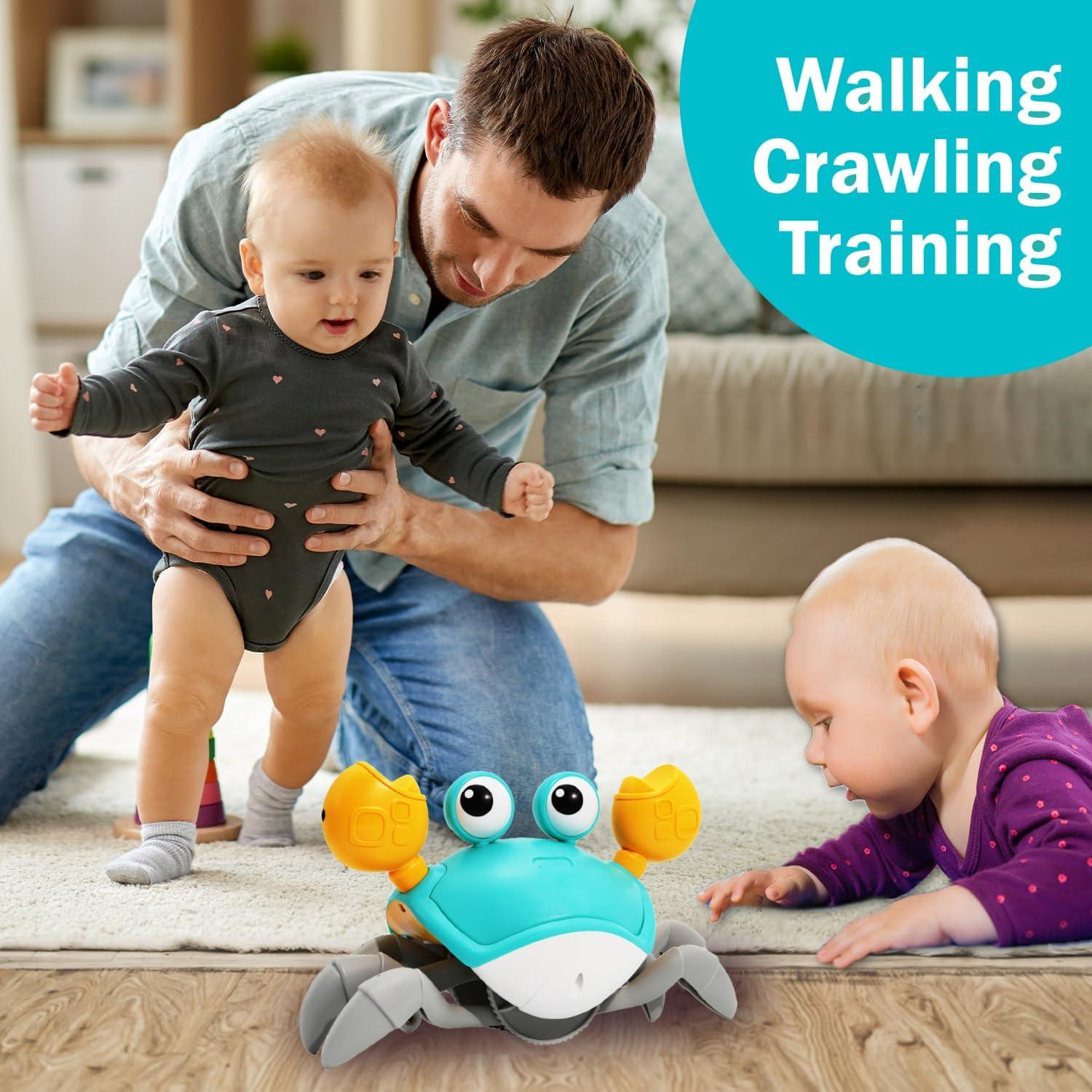 Juguete Gateador Cangrejo Keculf Verde para Bebés 3+ Años