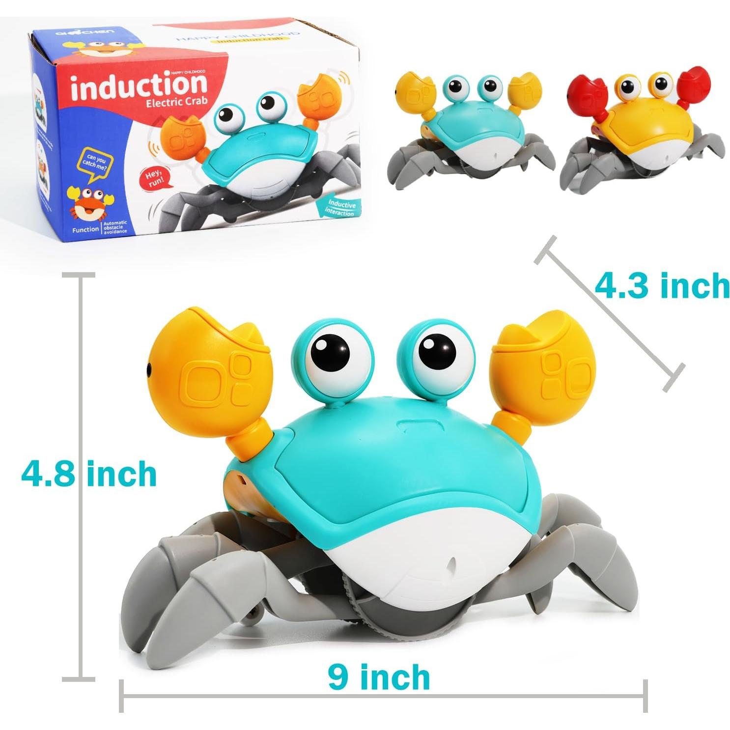 Juguete Gateador Cangrejo Keculf Verde para Bebés 3+ Años