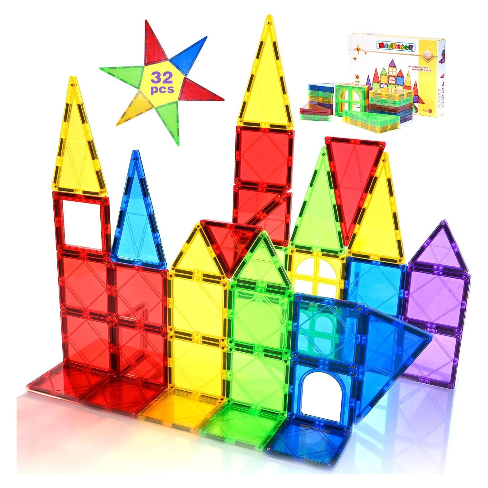 Juguetes Magnéticos para Niños MAGBLOCK 32 Piezas Educativos
