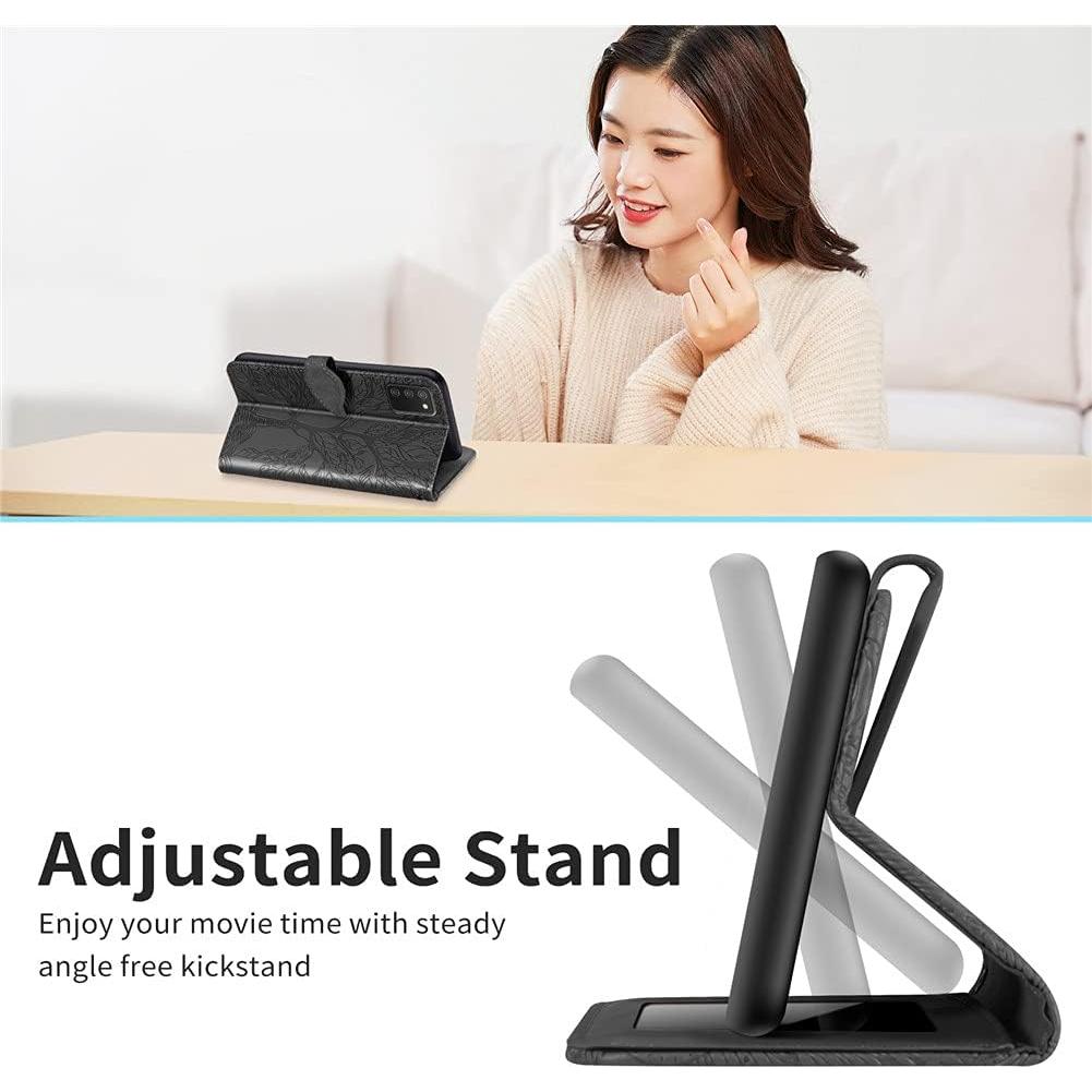 Funda de cuero plegable COTDINFOR para Samsung Galaxy A03S