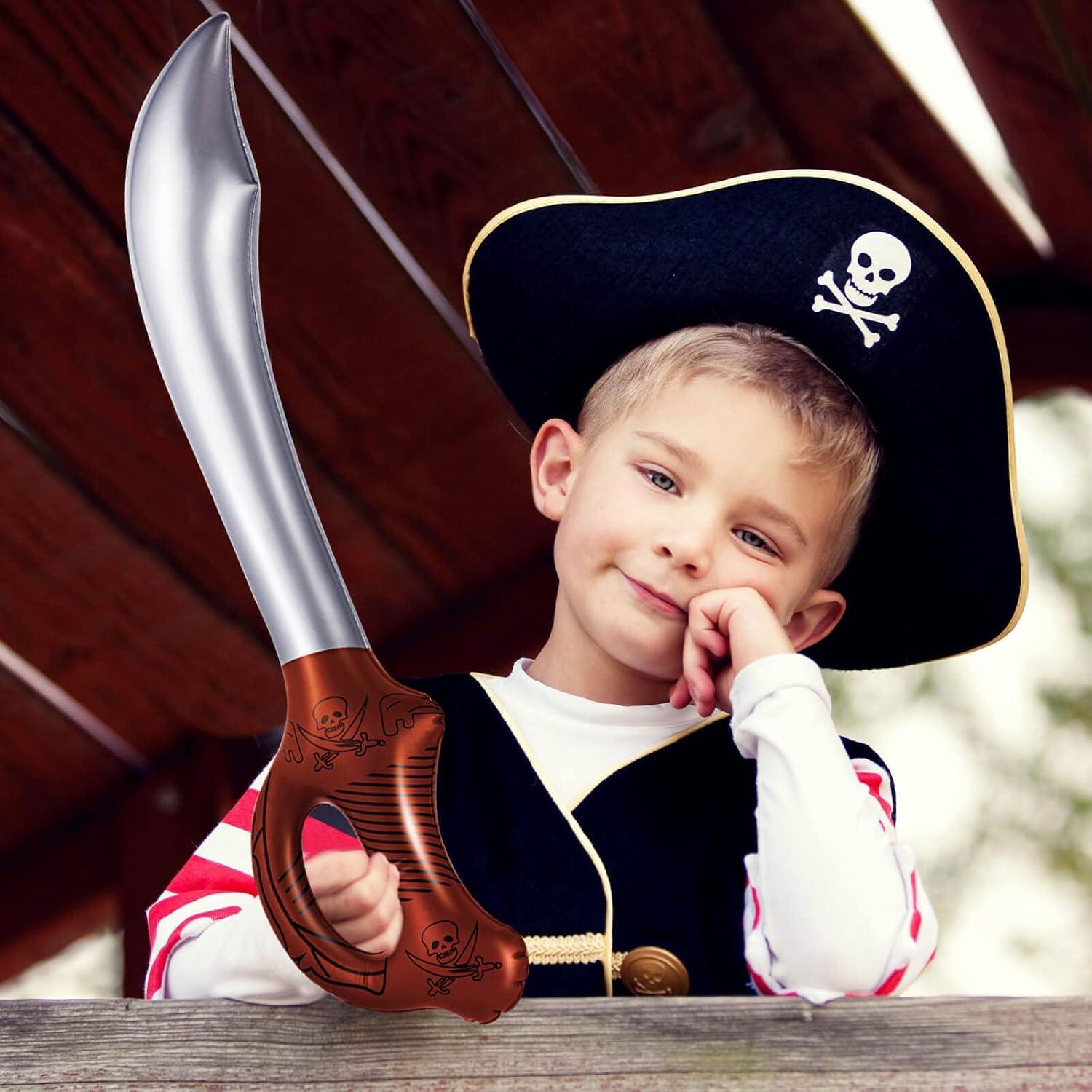 22 Piezas Espadas Piratas Inflables ZAUGONTW 58 cm