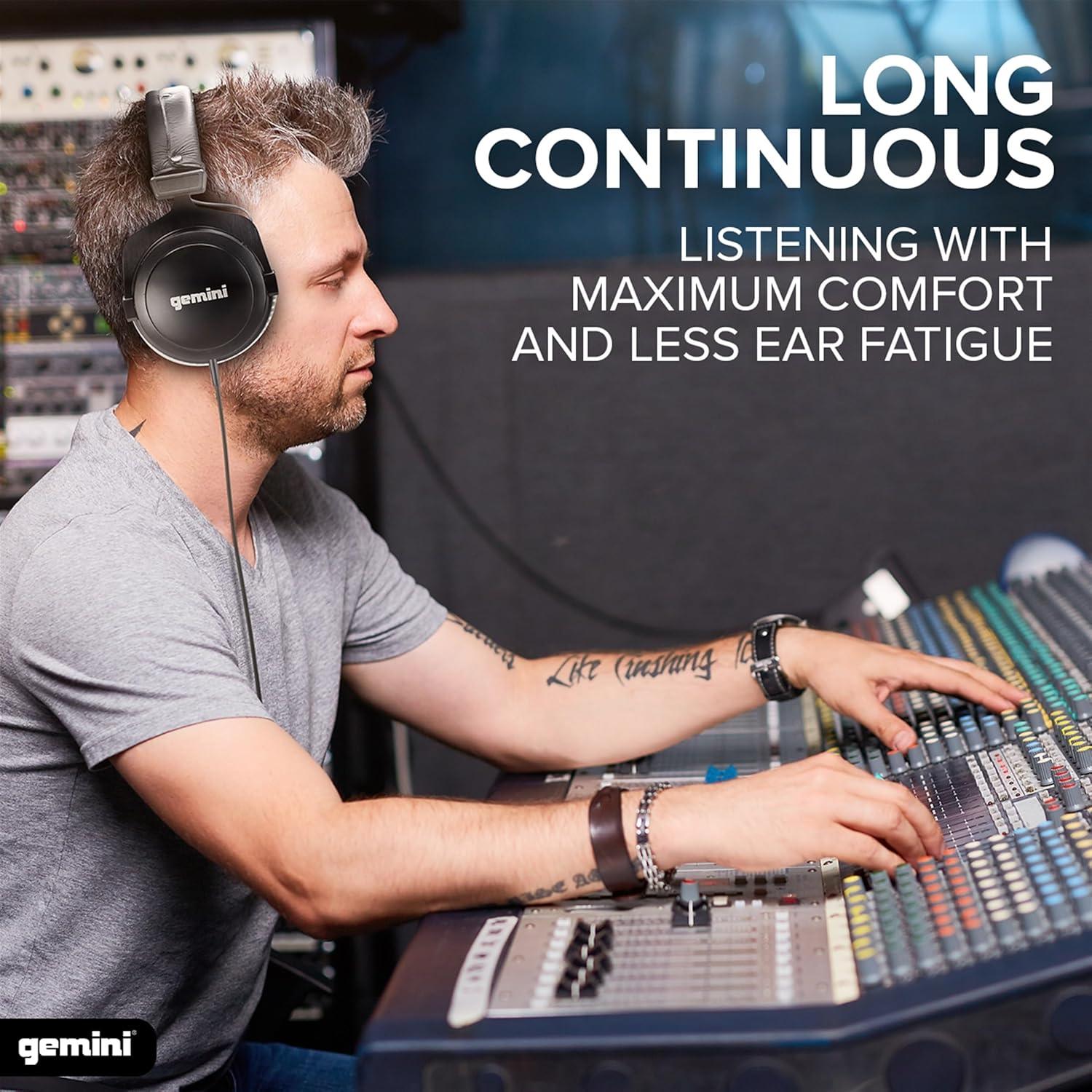 Auriculares Profesionales Gemini DJX-1000 - 53mm, Aislamiento