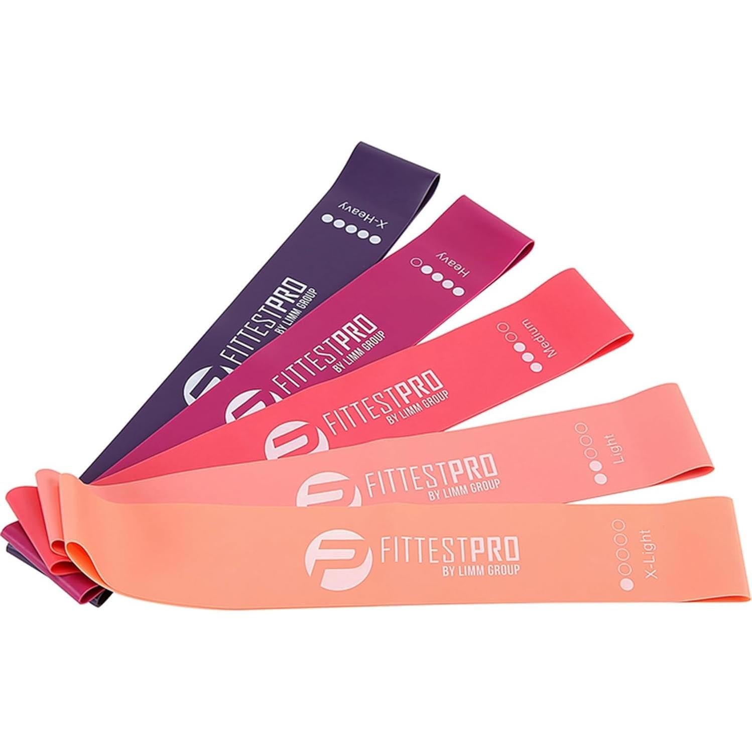 Bandas de Resistencia Limm Pro para Piernas y Glúteos - 5 Niveles